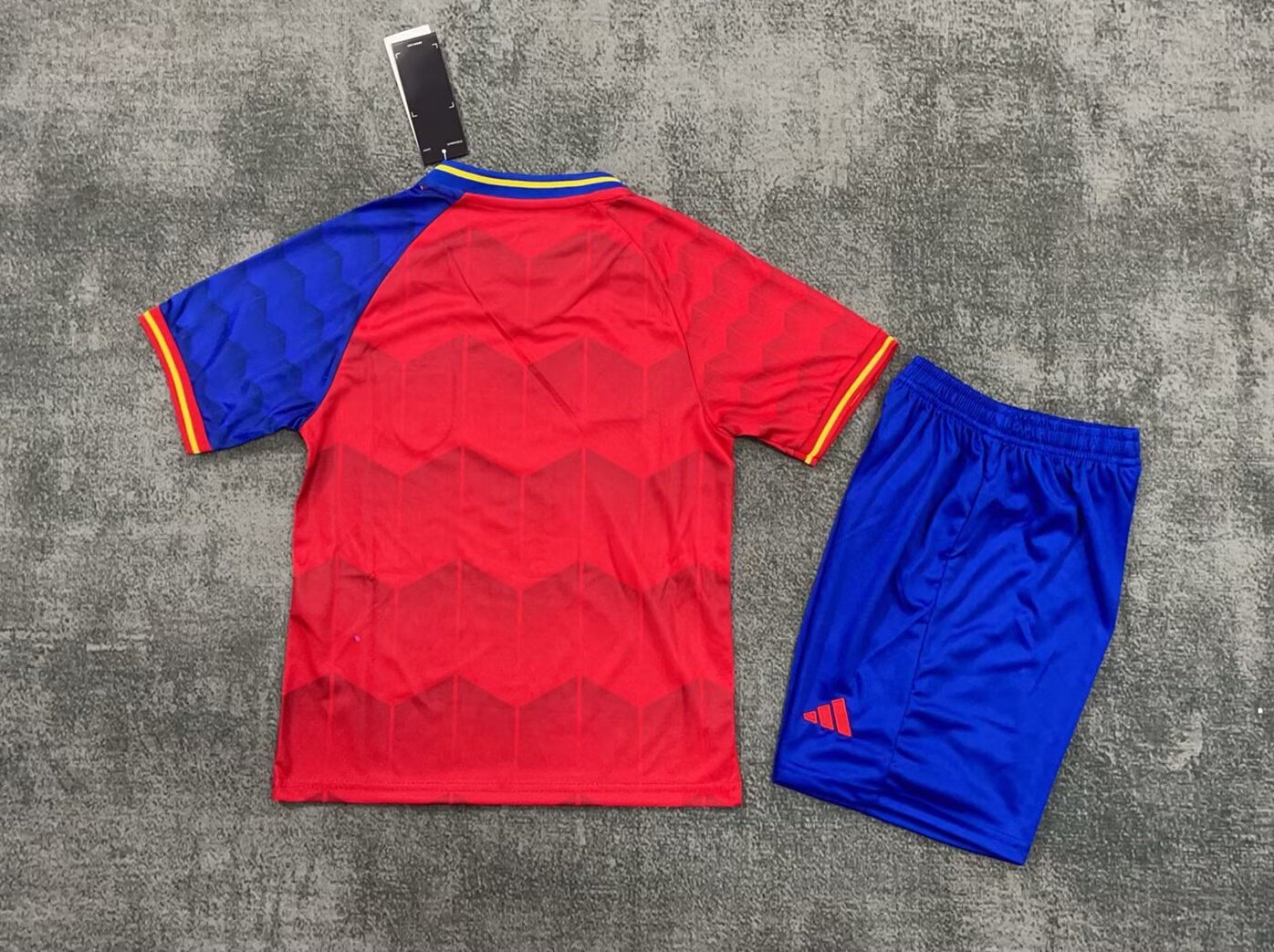 Spain Home Football Uniform Kids Kit Jersey+Shorts 2025