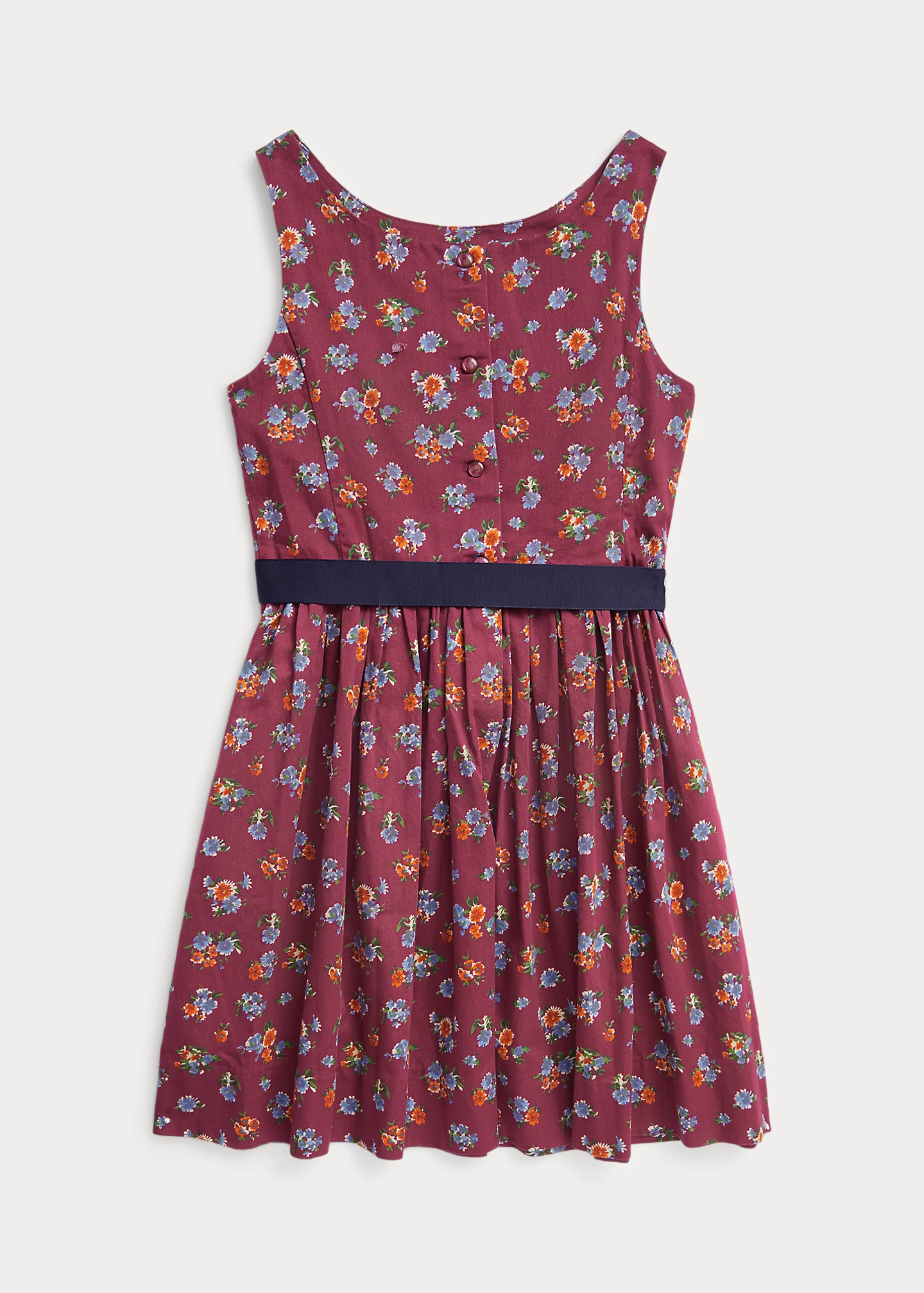 Floral Cotton Sateen Dress