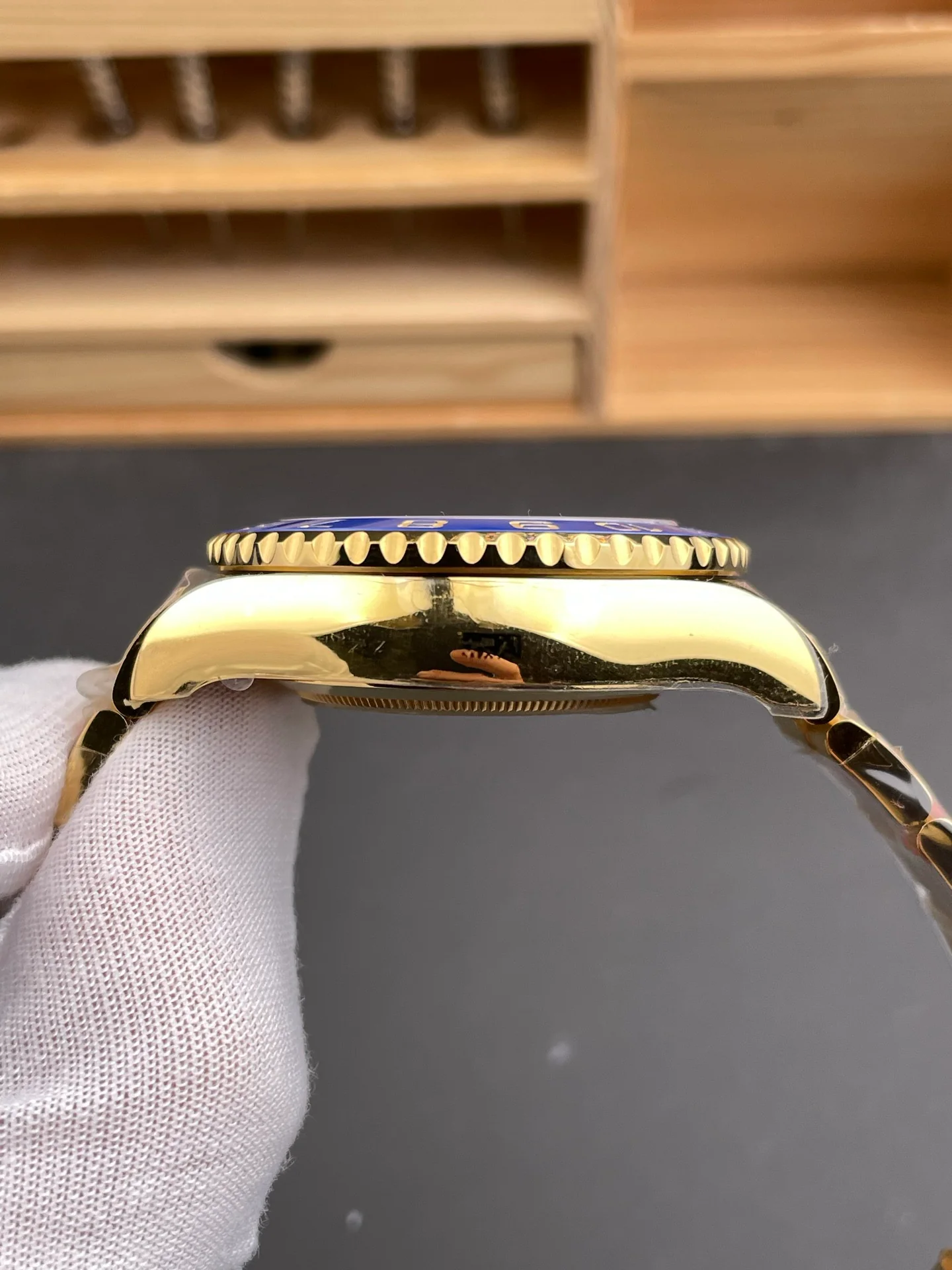 Full Gold Yacht-Master White Dial