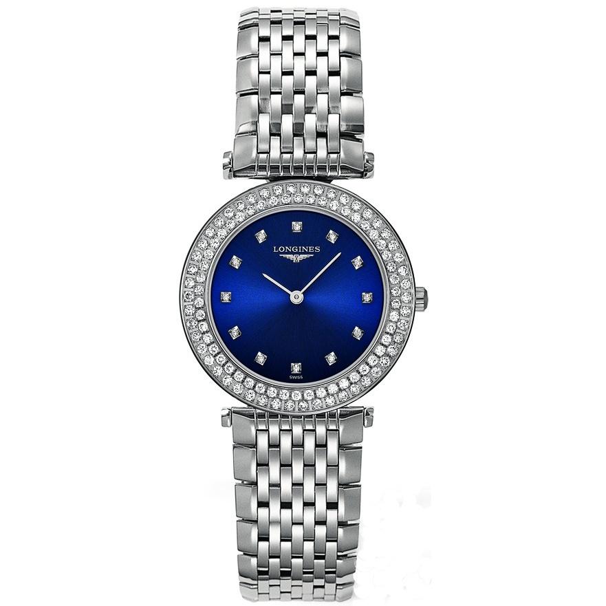 [2026 Mirror Grade]Longines Women's L43080976 La Grandes Classiques Flagship Diamond Stainless Steel Watch