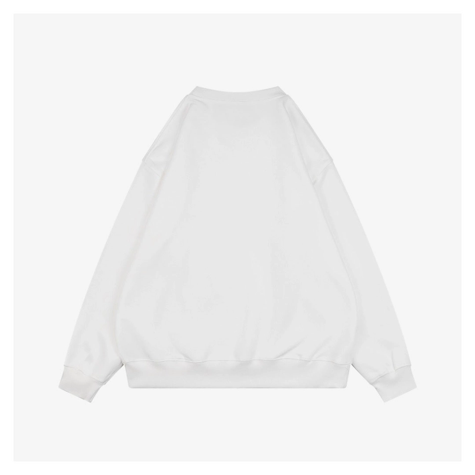 L Wave Anagram Print Crewneck Sweatshirt