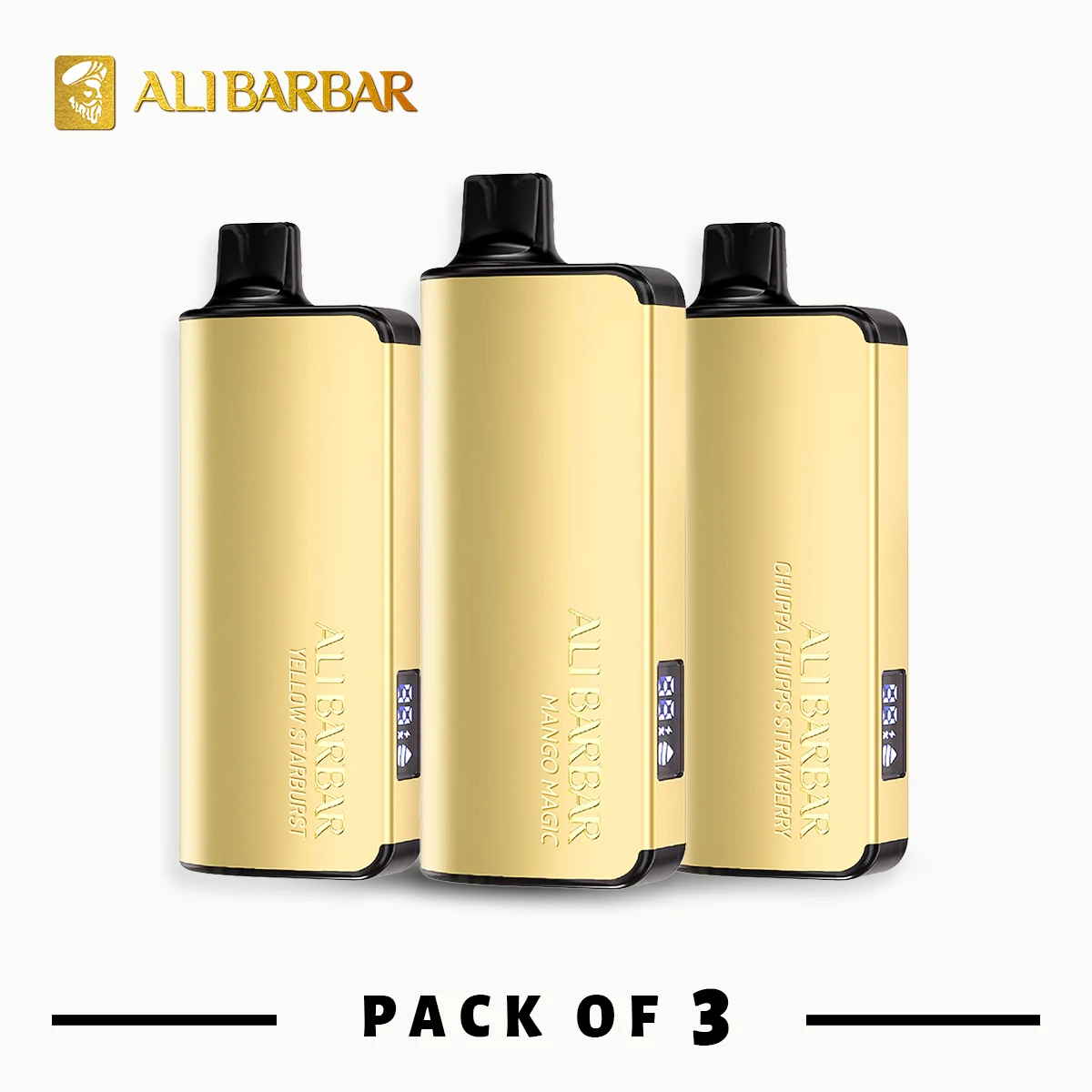 ALIBARBAR INGOT 9000 Puffs - 3 PCS