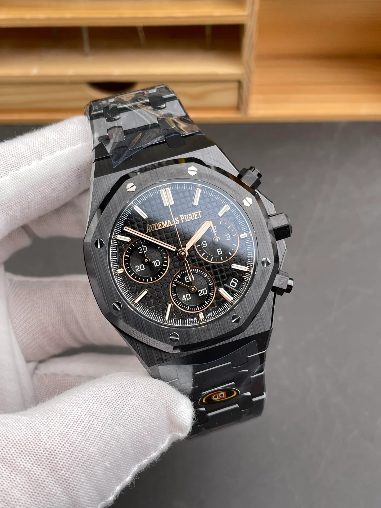 Royal Oak 26240 Black Ceramic