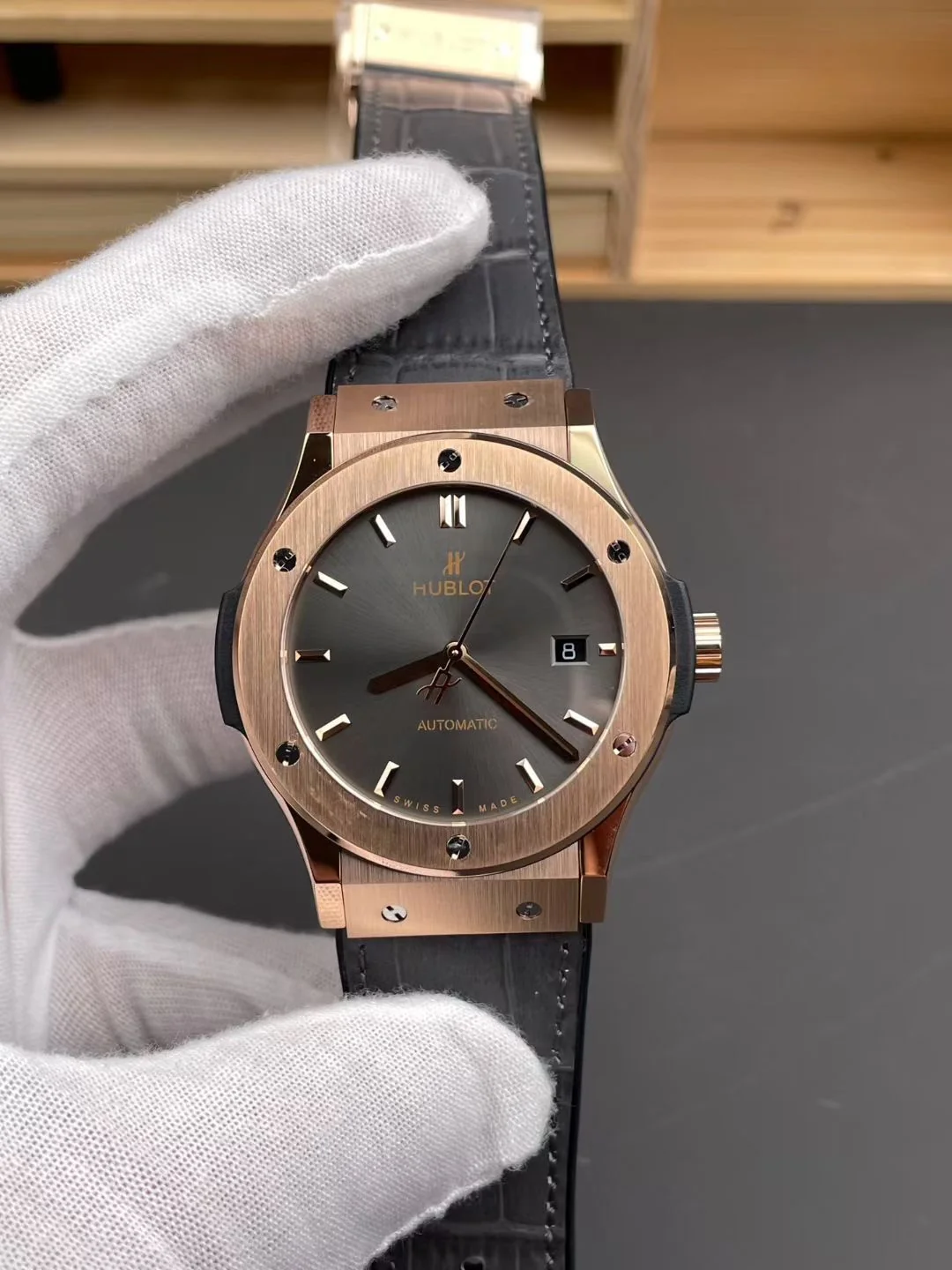 Classic Fusion 1st Gen Rose Gold Grey Dial