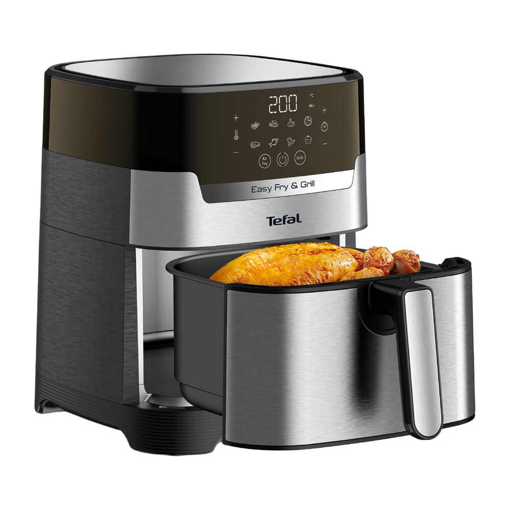 TEFAL Air Fryer Frytkownica beztłuszczowa Tefal Easy Fry & Grill, 4,6 l, 1400 W
