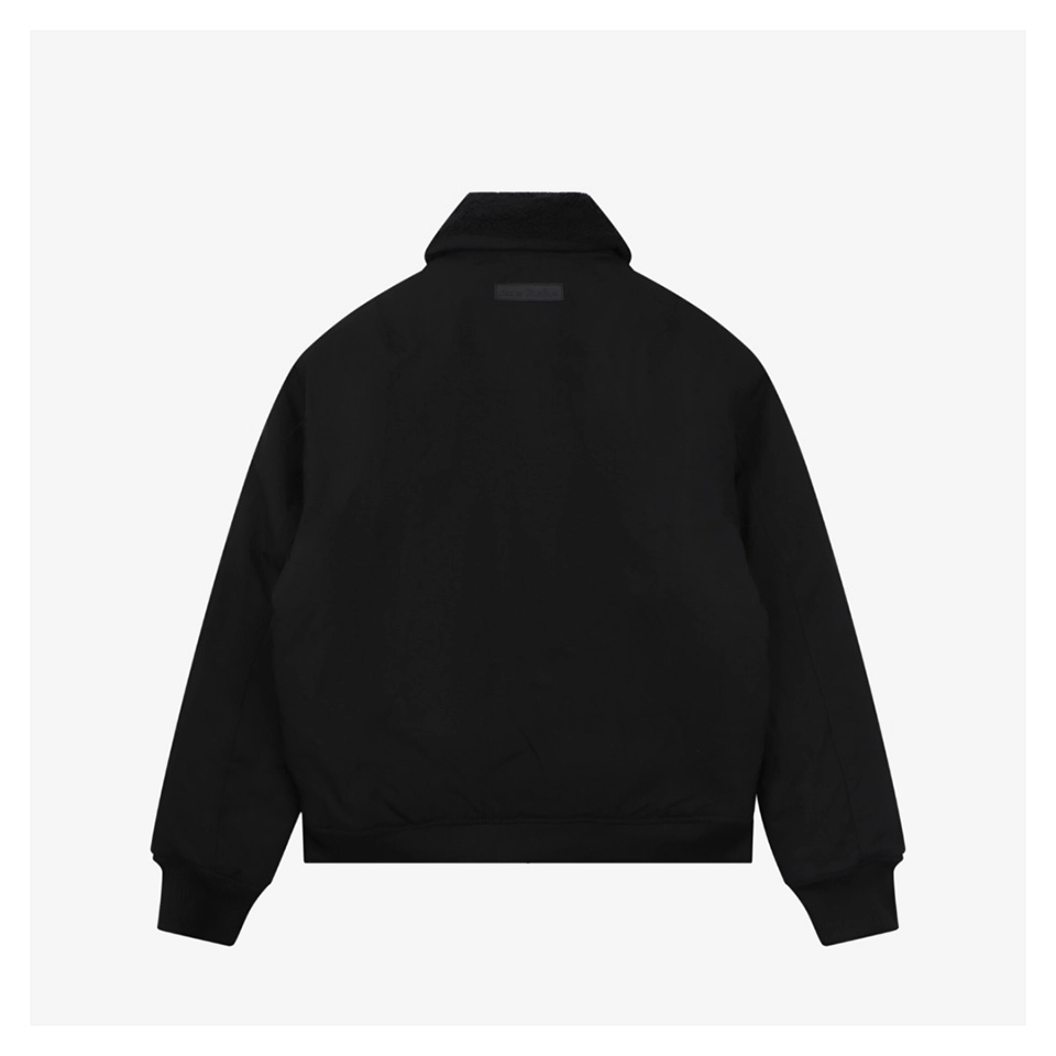 Acne Studios Detachable Suede Collar Padded Jacket