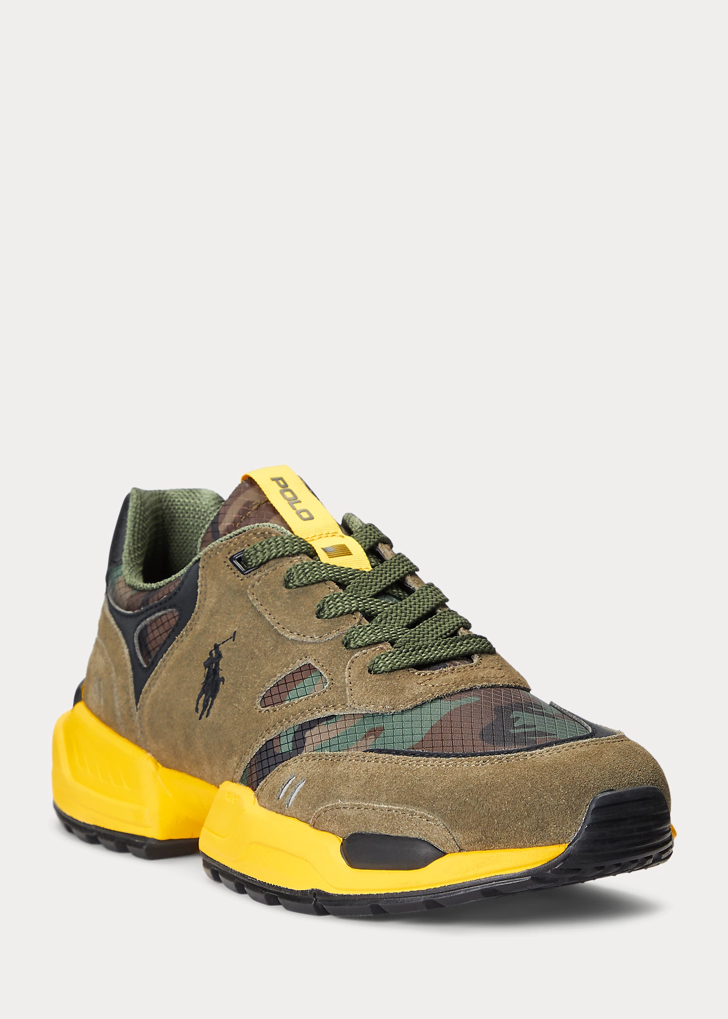 Jogger Suede & Camo Ripstop Sneaker