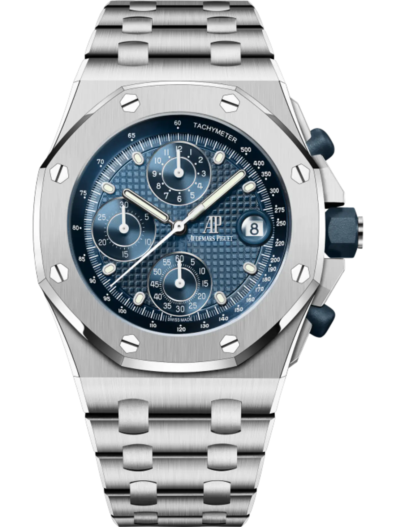 [2026 Mirror Grade]Audemars Piguet OFFSHORE Blue Dial CHRONOGRAPH 42mm 26238ST.OO.2000ST.01