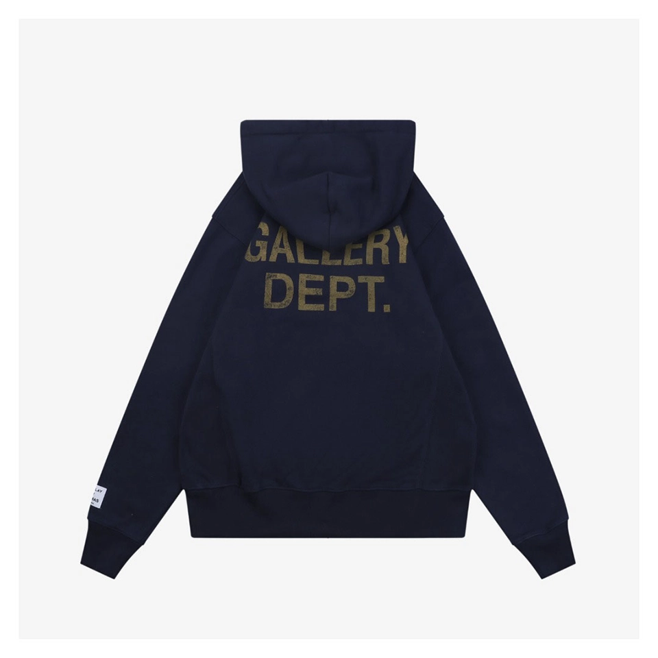 Gallery Dept Hand-Painted Graffiti Letter Hoodie