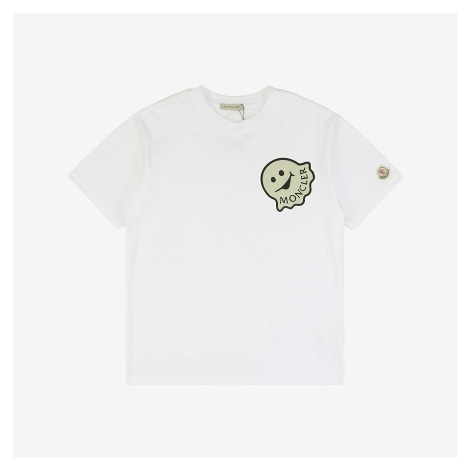 Mxxcler Ghost Patch Logo T-Shirt (Black/White)
