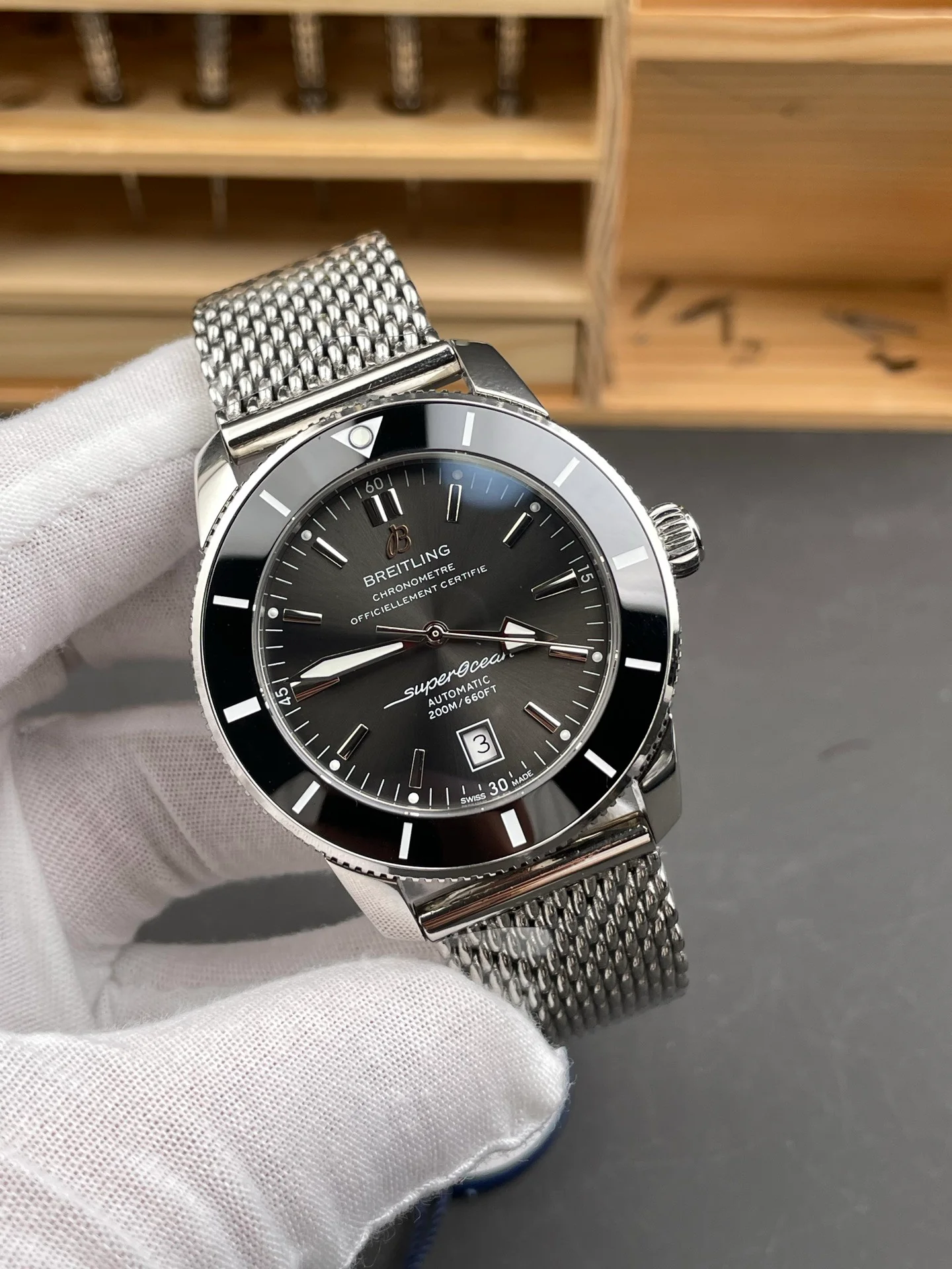 Superocean Heritage II Grey Dial