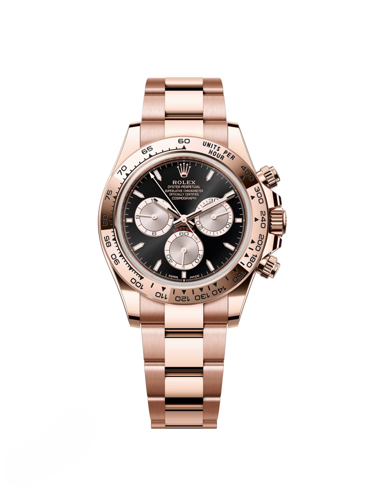 [2026 Mirror Grade]Rolex Daytona 40mm Rose Gold Black Dial  m126505-0001