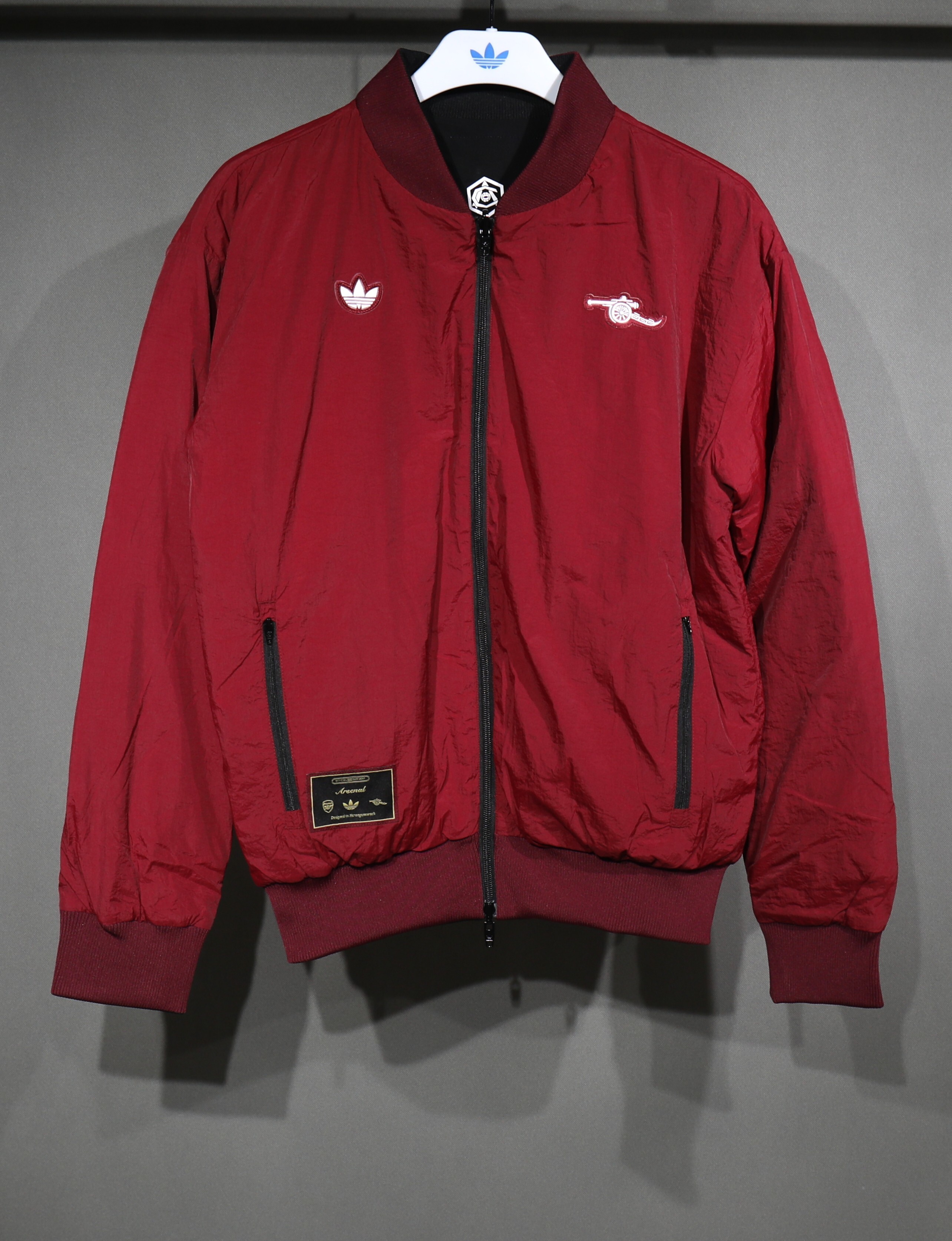 Arsenal Terrace Icons Reversible Double-Sides Windbreaker Cotton Jacket 2025-26