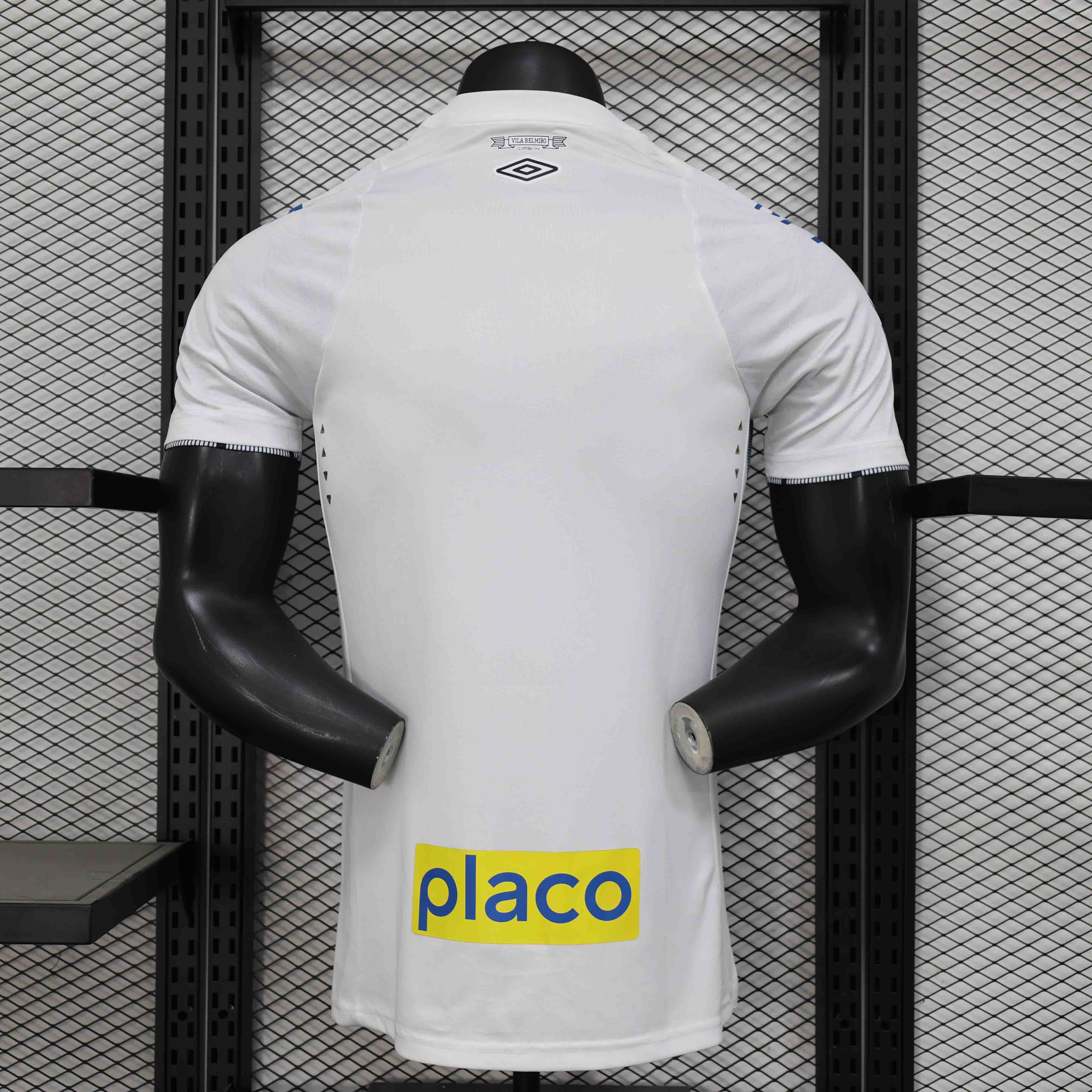 Santos FC Authentic Soccer Jersey Home Shirt All Sponsor 2024