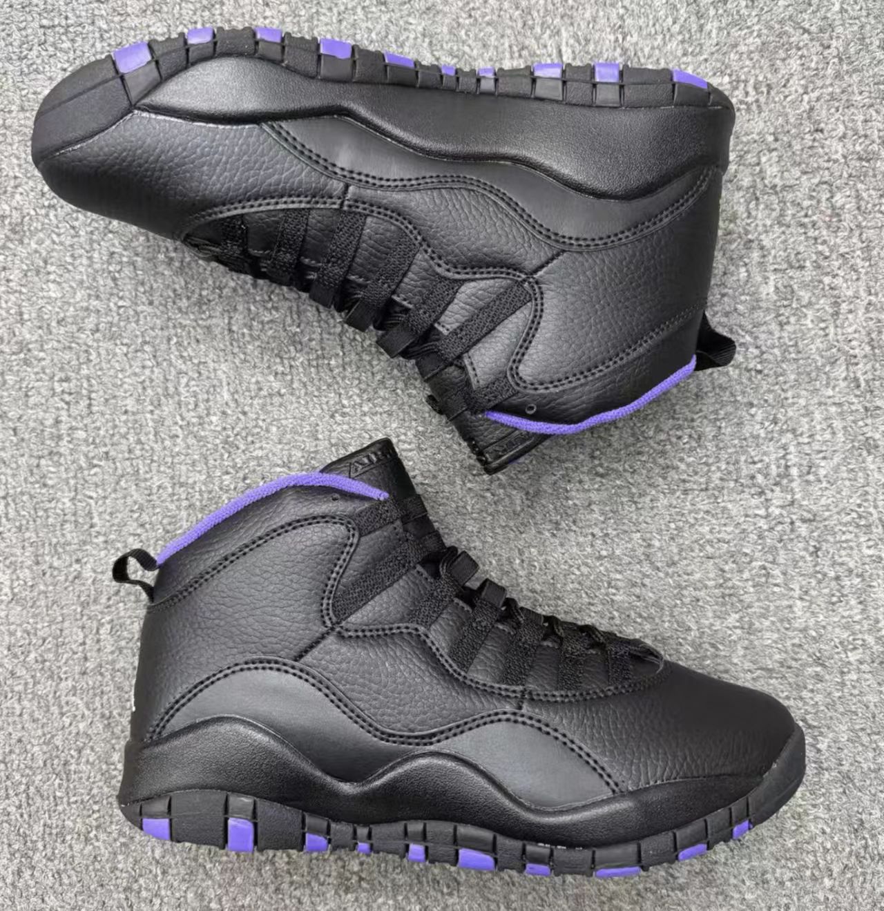 Air Jordan 10 Retro "Dark Smoke Grey / Purple"