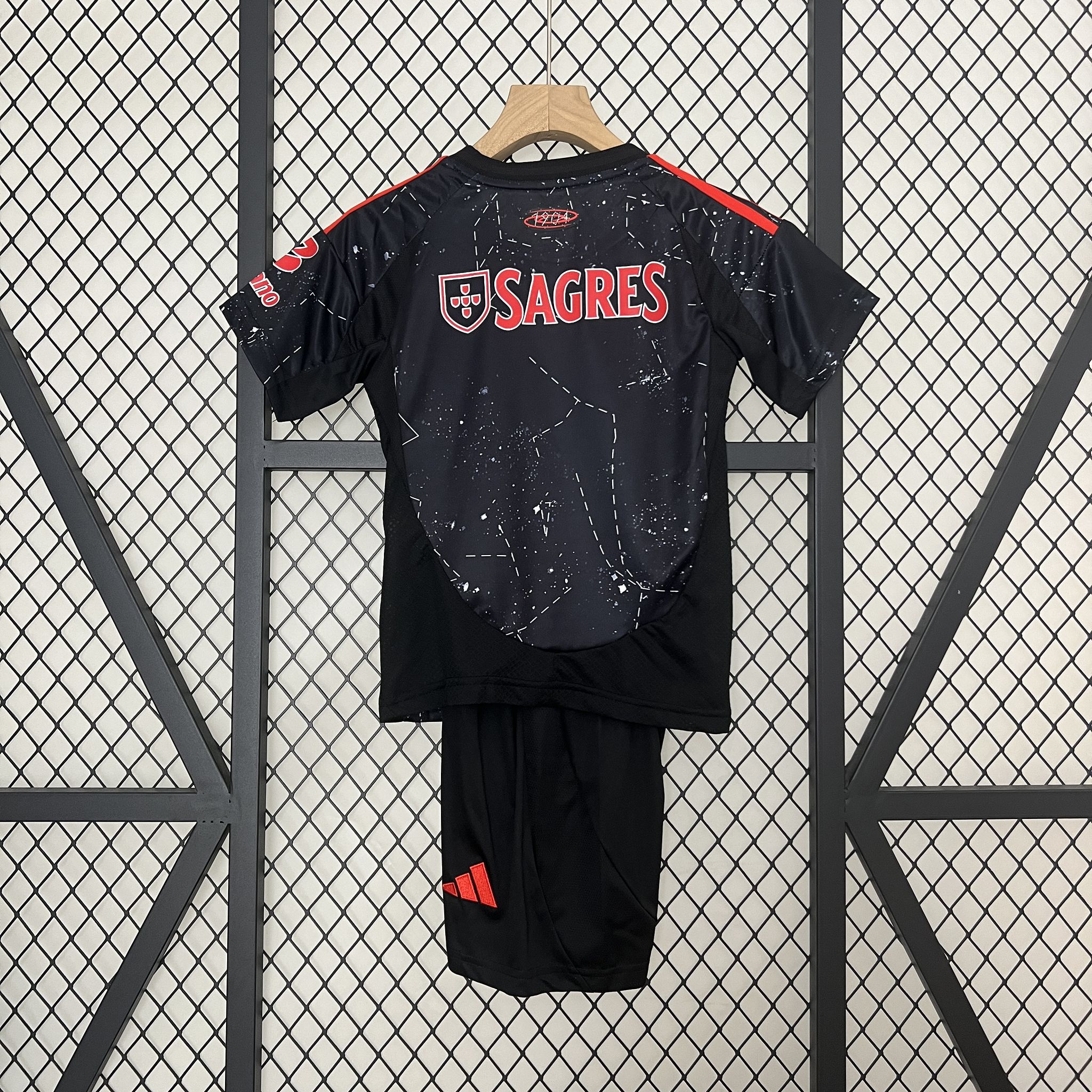 Benfica Soccer Jersey Away Kids Kit Jersey+Shorts 2024/25