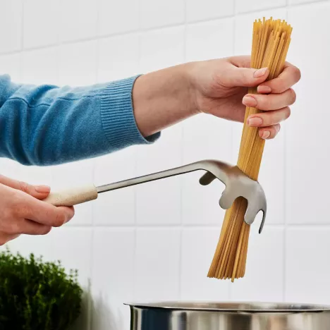 GASTROMAX Łyżka do makaronu spaghetti GASTROMAX stal nierdzewna