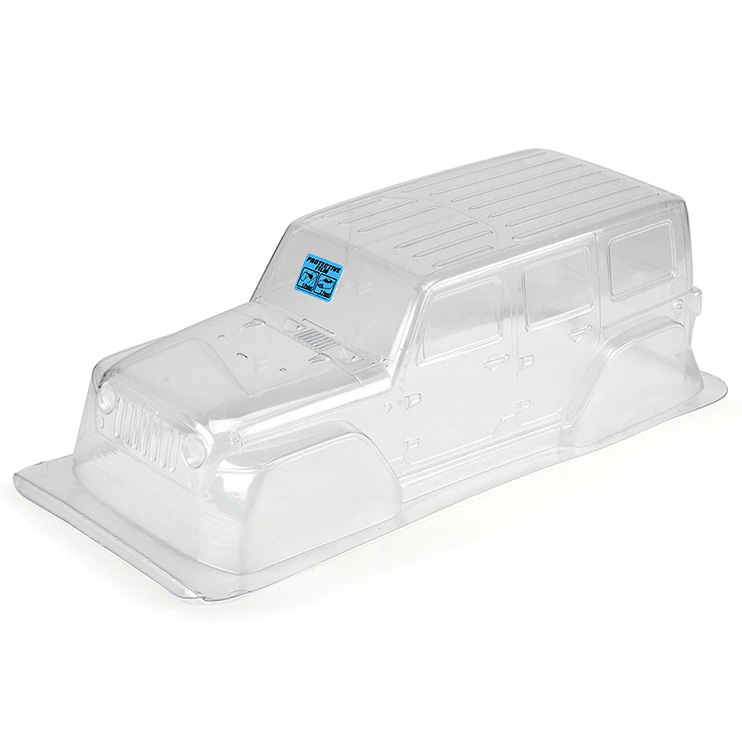 1/10 Jeep Wrangler Unlimited Rubicon Clr Body 12.8