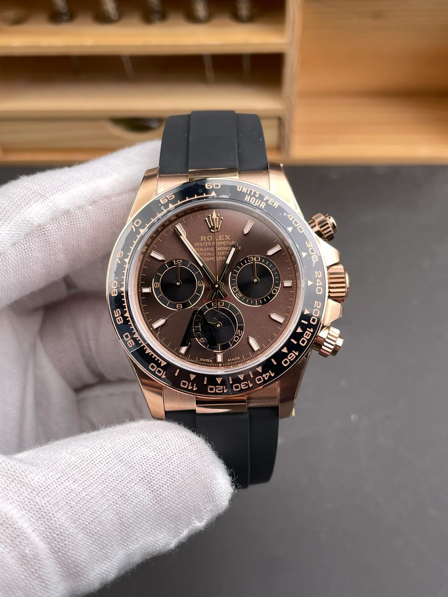 New Chocolate Daytona Rose Gold