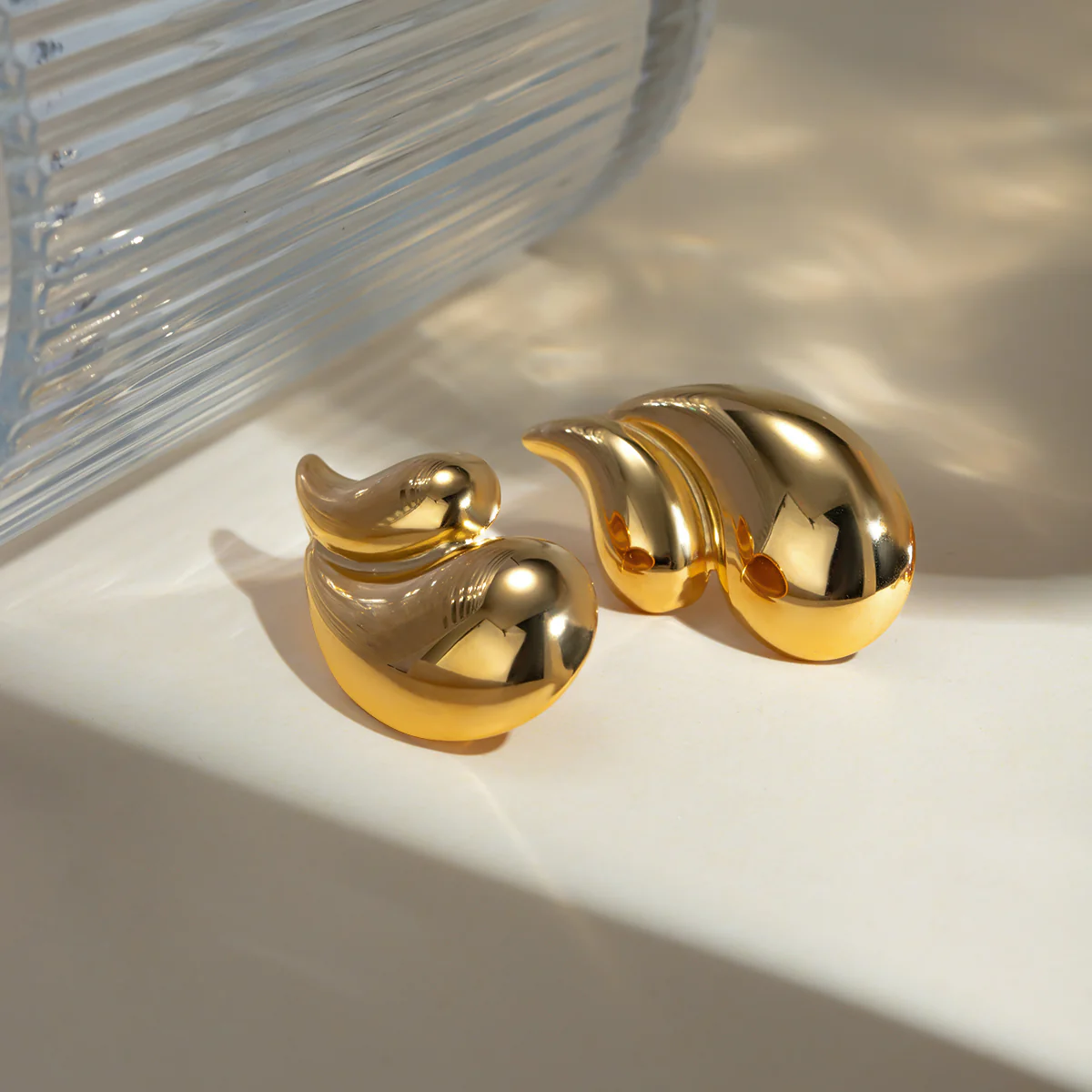 Gold Wing Earring