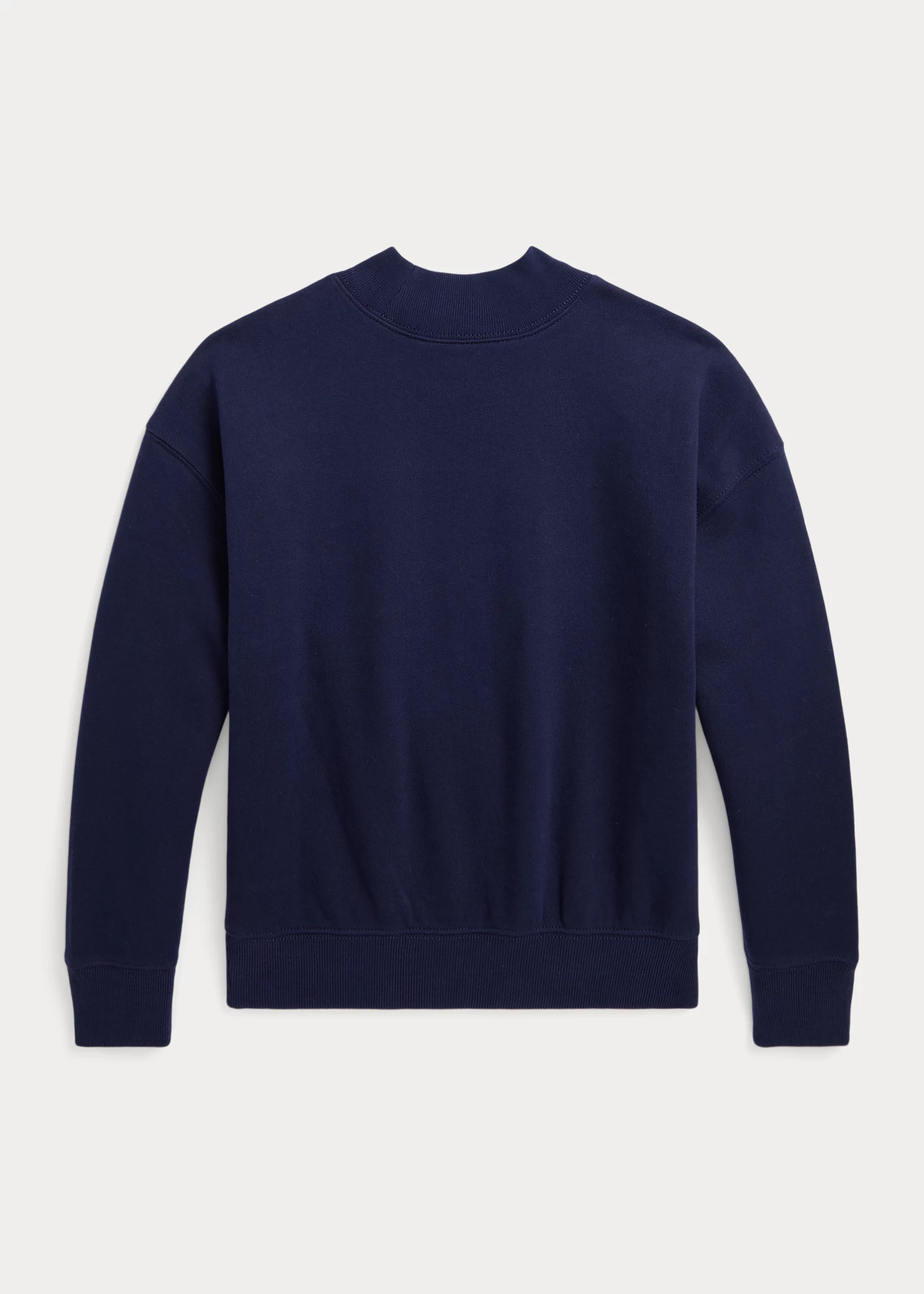 Logo Fleece Mockneck Sweatshirt
