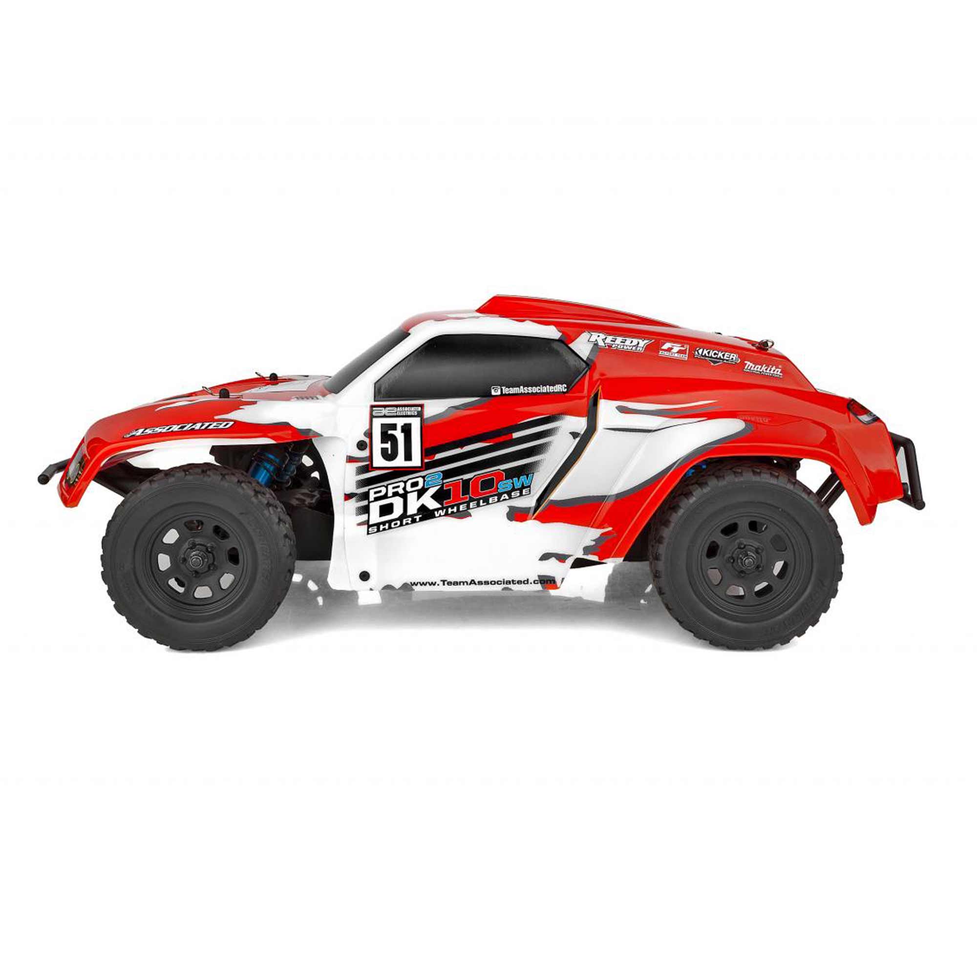 1/10 Pro2 DK10SW Dakar 2WD Buggy RTR, Red/White