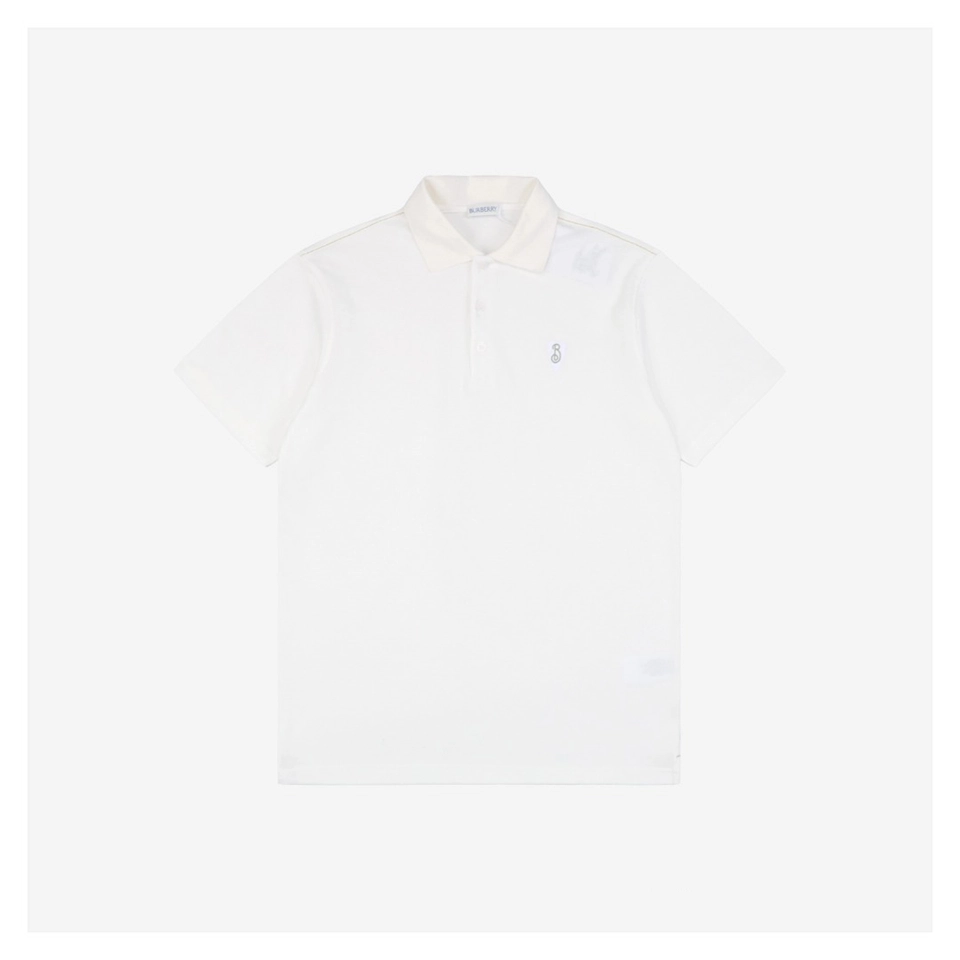 BBry Shield Logo Embroidery Polo T-Shirt (Black/White)