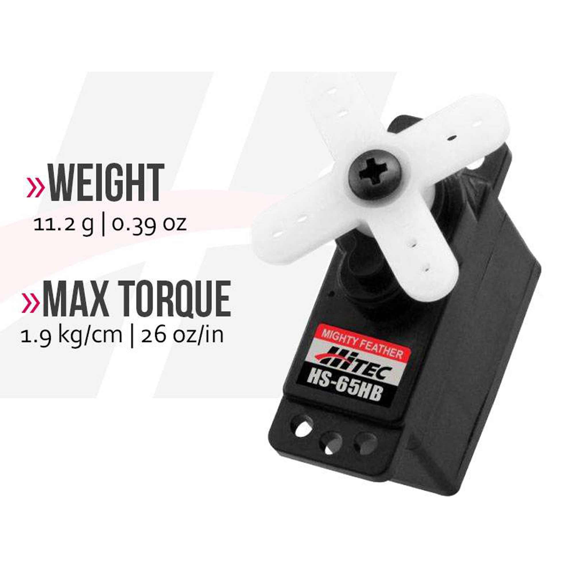 HS-65HB Sub-Micro Analog Karbonite Gear Servo