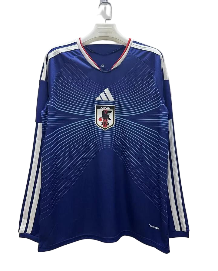 Japan Soccer Jersey Home Long Sleeve Custom Shirt World Cup 2026