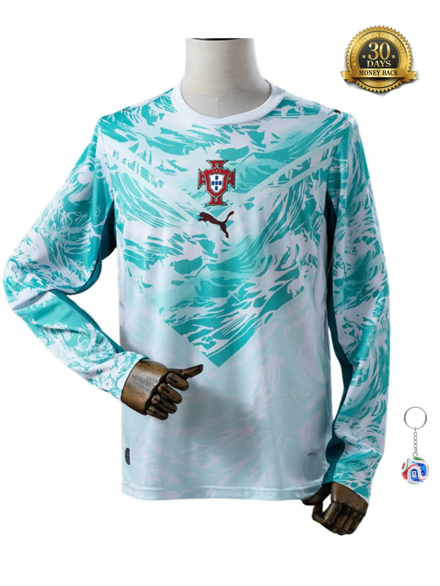 Portugal World Cup 2026 Away Jersey Player Version - Long Sleeve