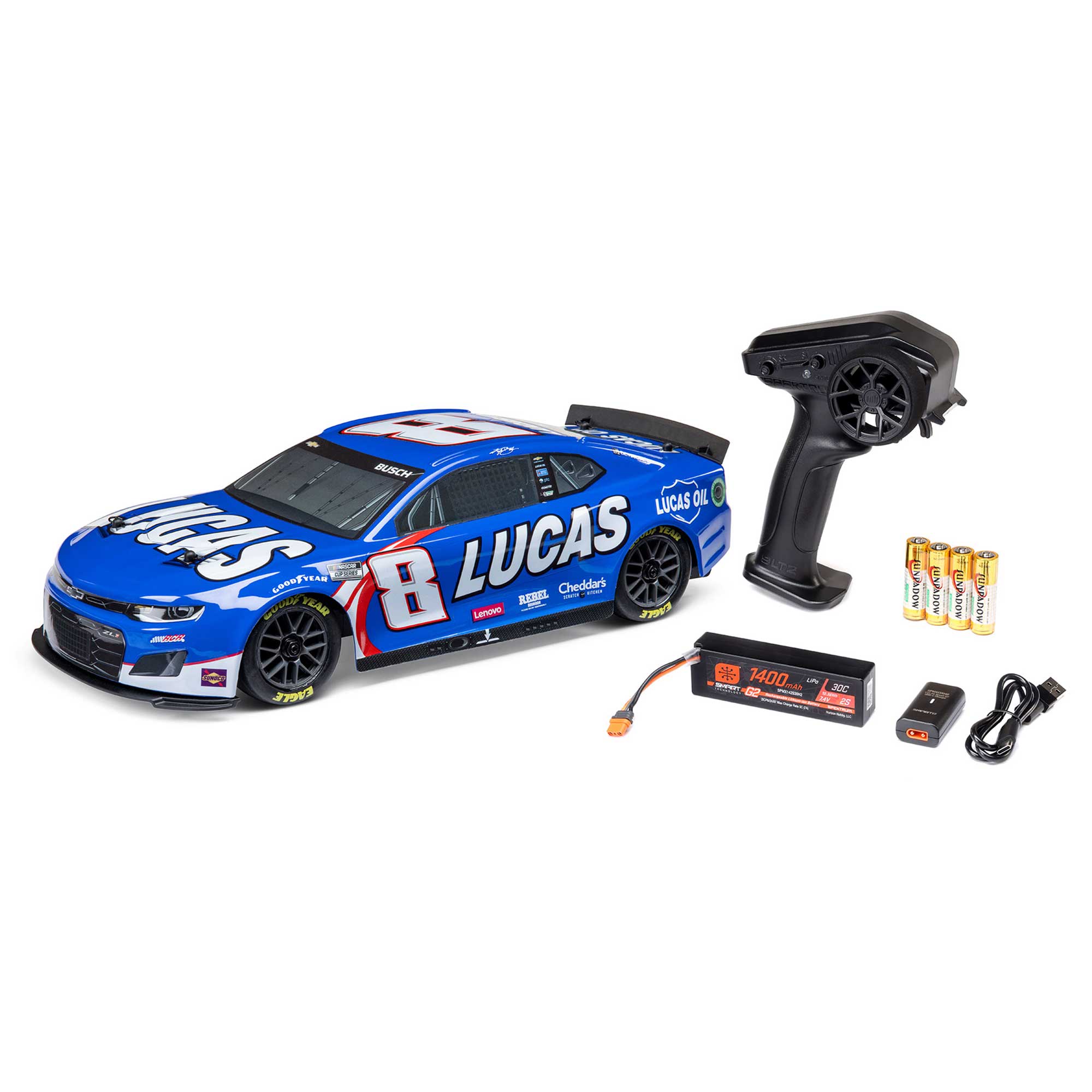 1/12 Losi NASCAR 2024 Kyle Busch No. 8 (Battery & Charger Included)