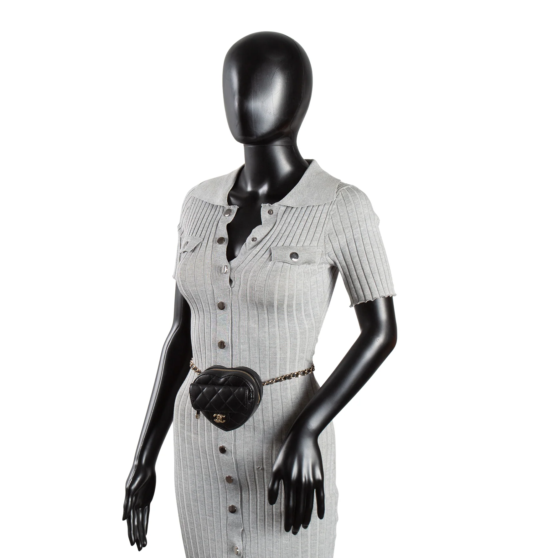 CHANEL Mini CC In Love Heart Belt Bag - Quilted Lambskin