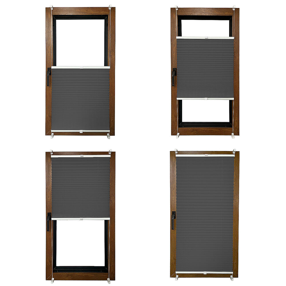 DECOTEAM Roleta plisowana DecoTeam, 57 x 130 cm, szara