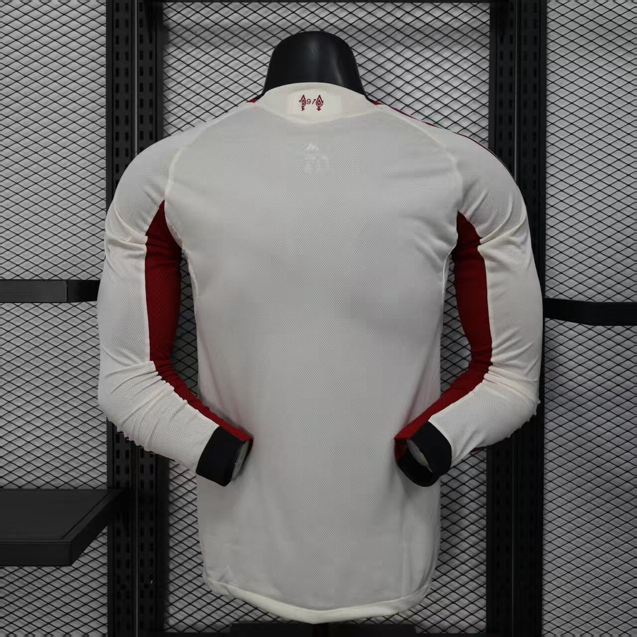 Liverpool Authentic Football Jersey Away Long Sleeve Shirt 2025/26