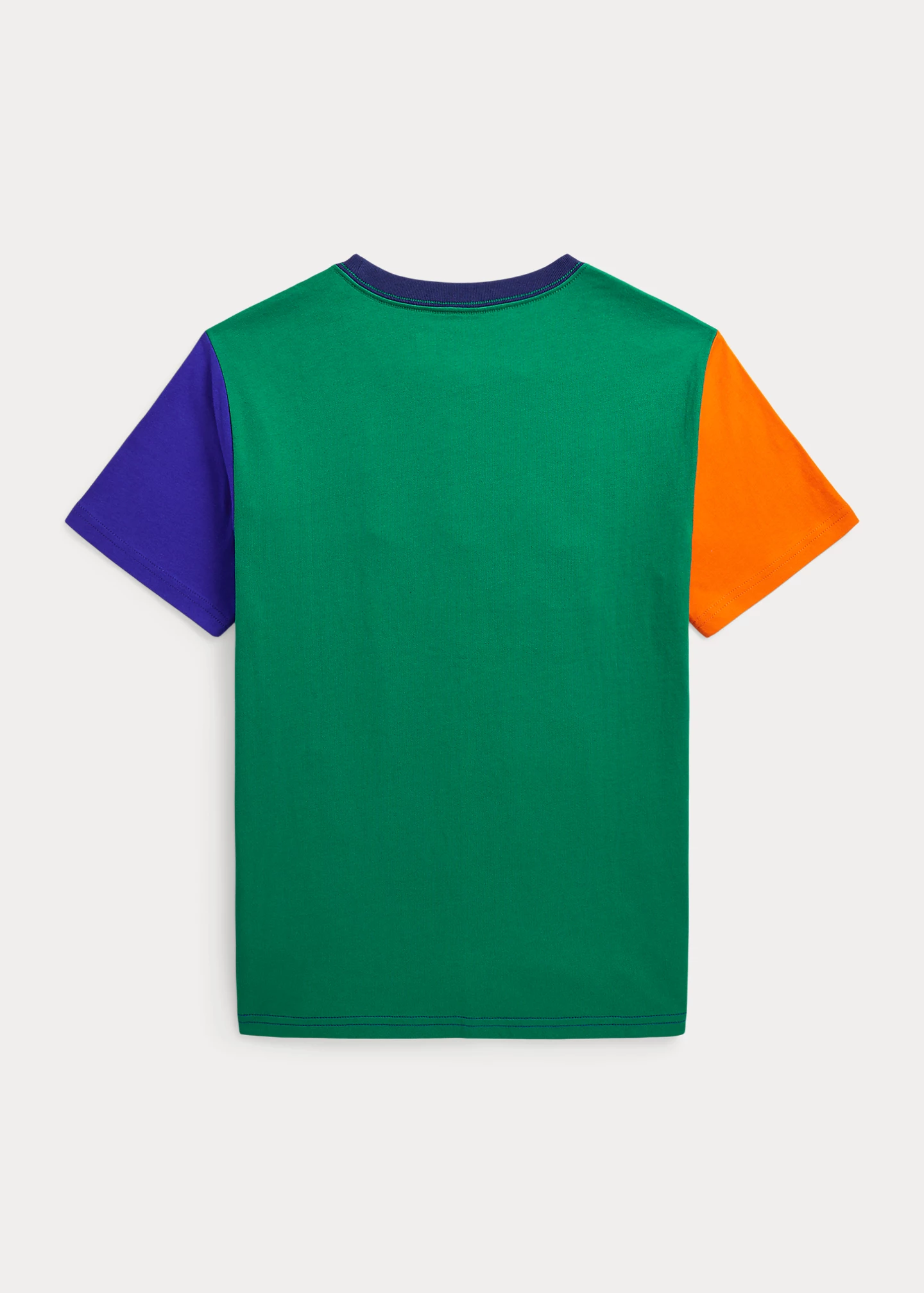 Color-Blocked Cotton Jersey Tee