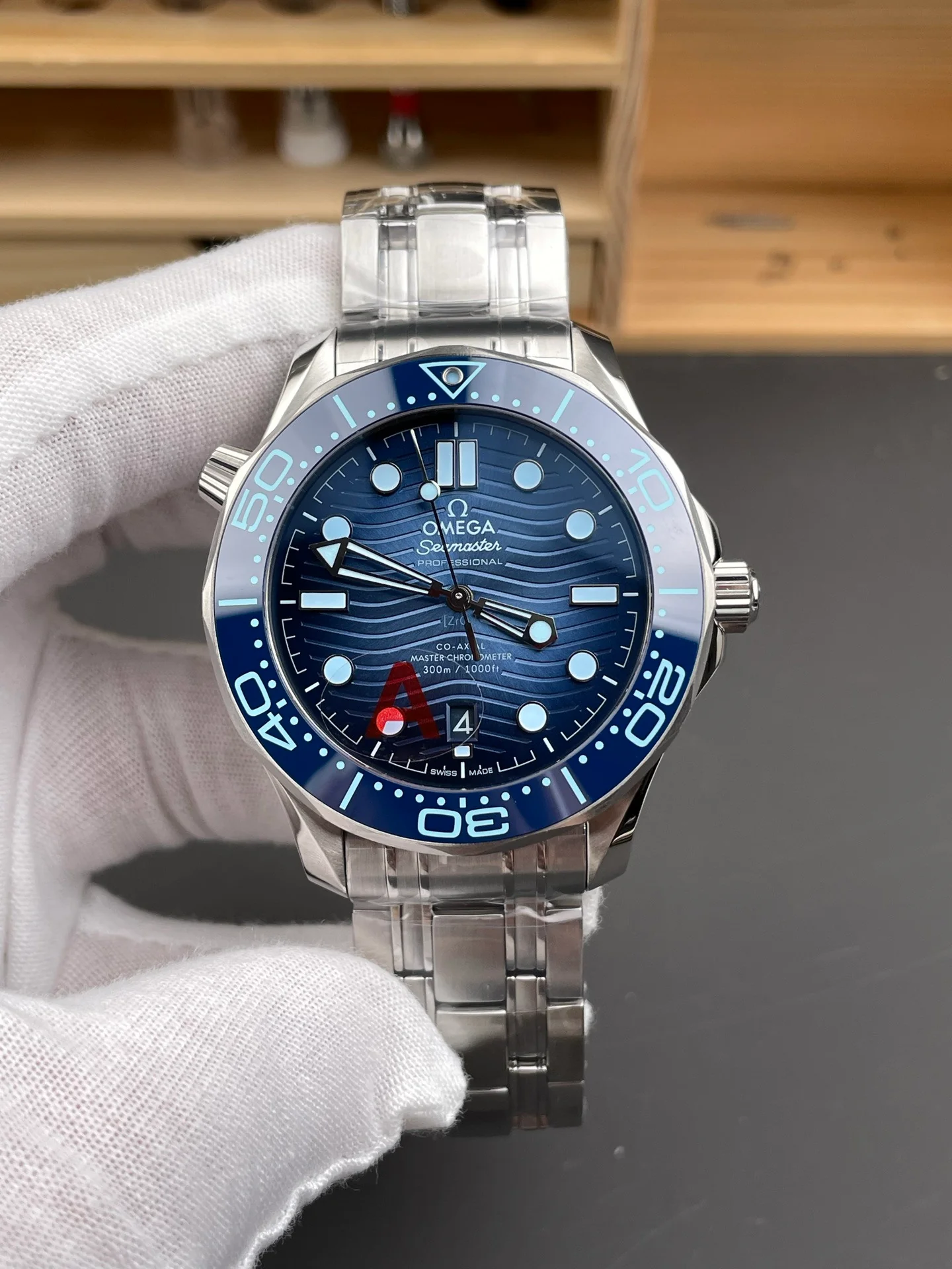 Seamaster 300, Gradient Blue 75th Anniversary Edition
