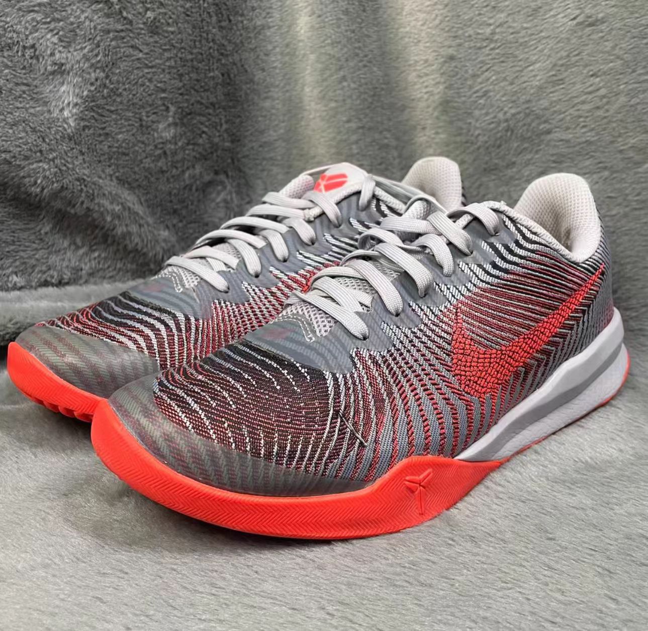 Nike KB Mentality 2 Rage "Wolf Grey/Hot Punch"