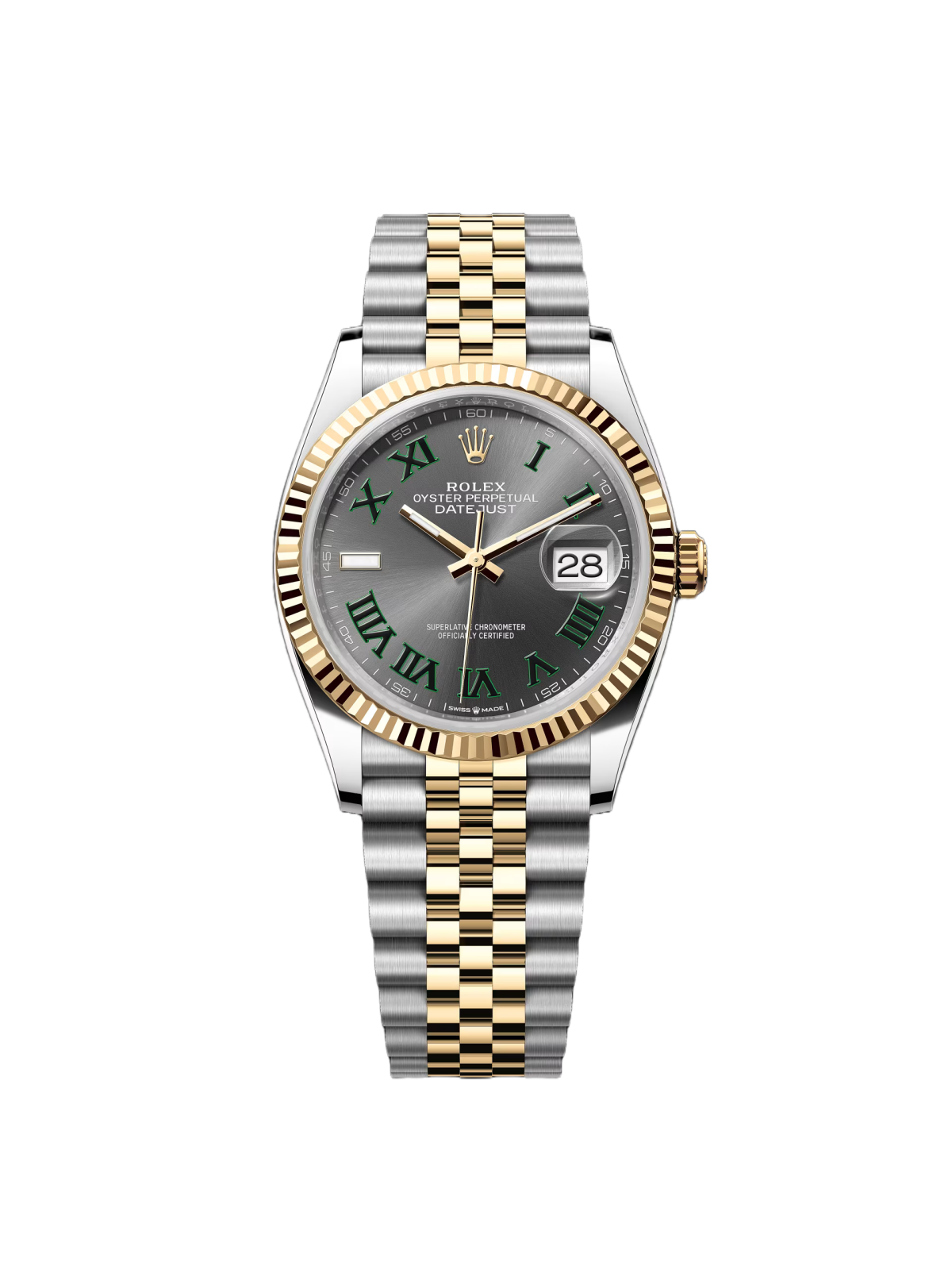 [2026 Mirror Grade]RLX  Datejust 36mm 126233 Wimbledon Slate Dial Oyster Bracelet Watch