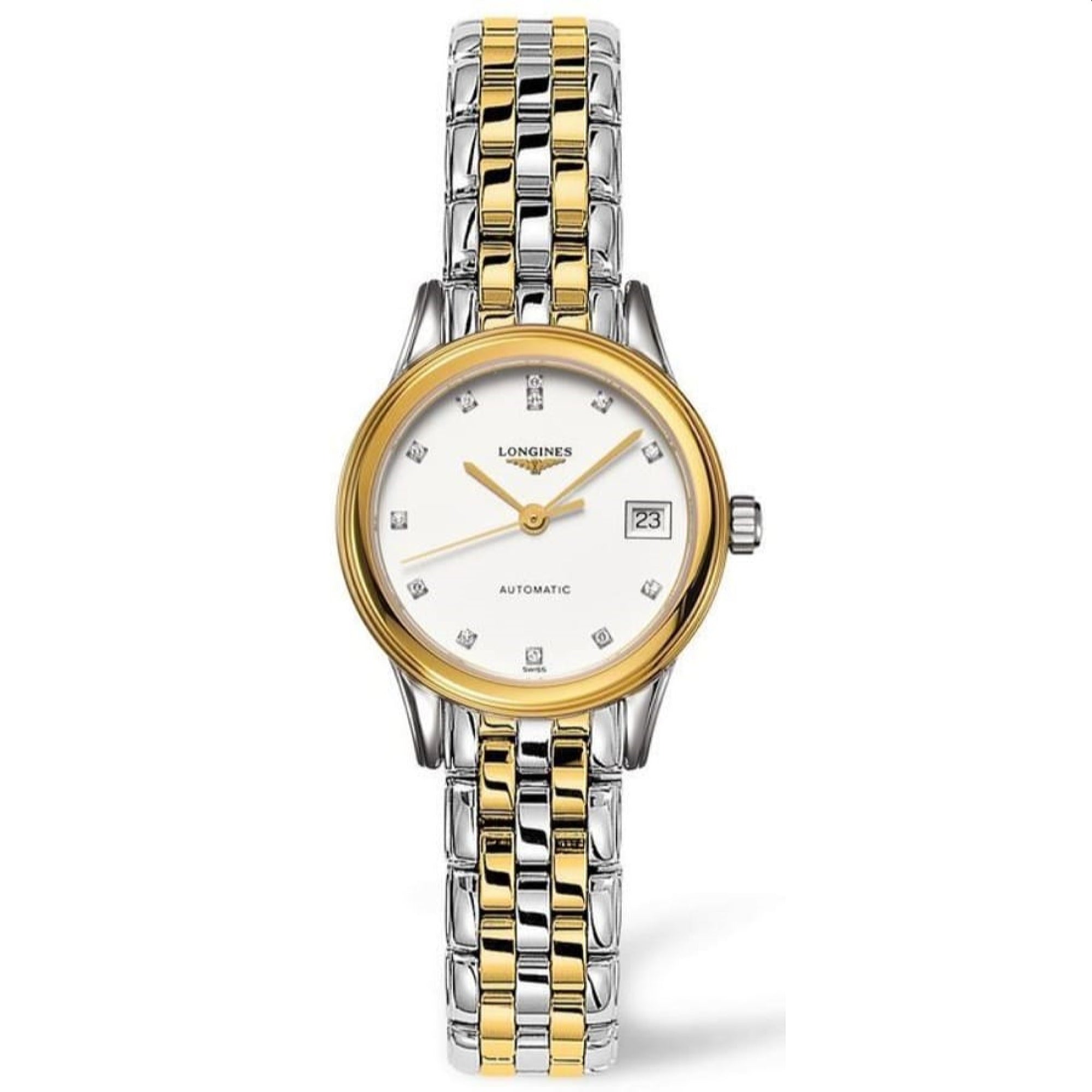 [2026 Mirror Grade]Longines Women's L4.274.3.27.7 La Grande Classique Diamond Two-Tone Stainless Steel Watch