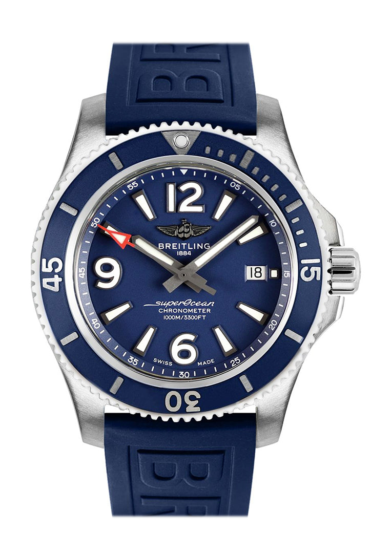 [2026 Mirror Grade]Breitling Superocean 44 Blue Rubber A17367D81 C1S1