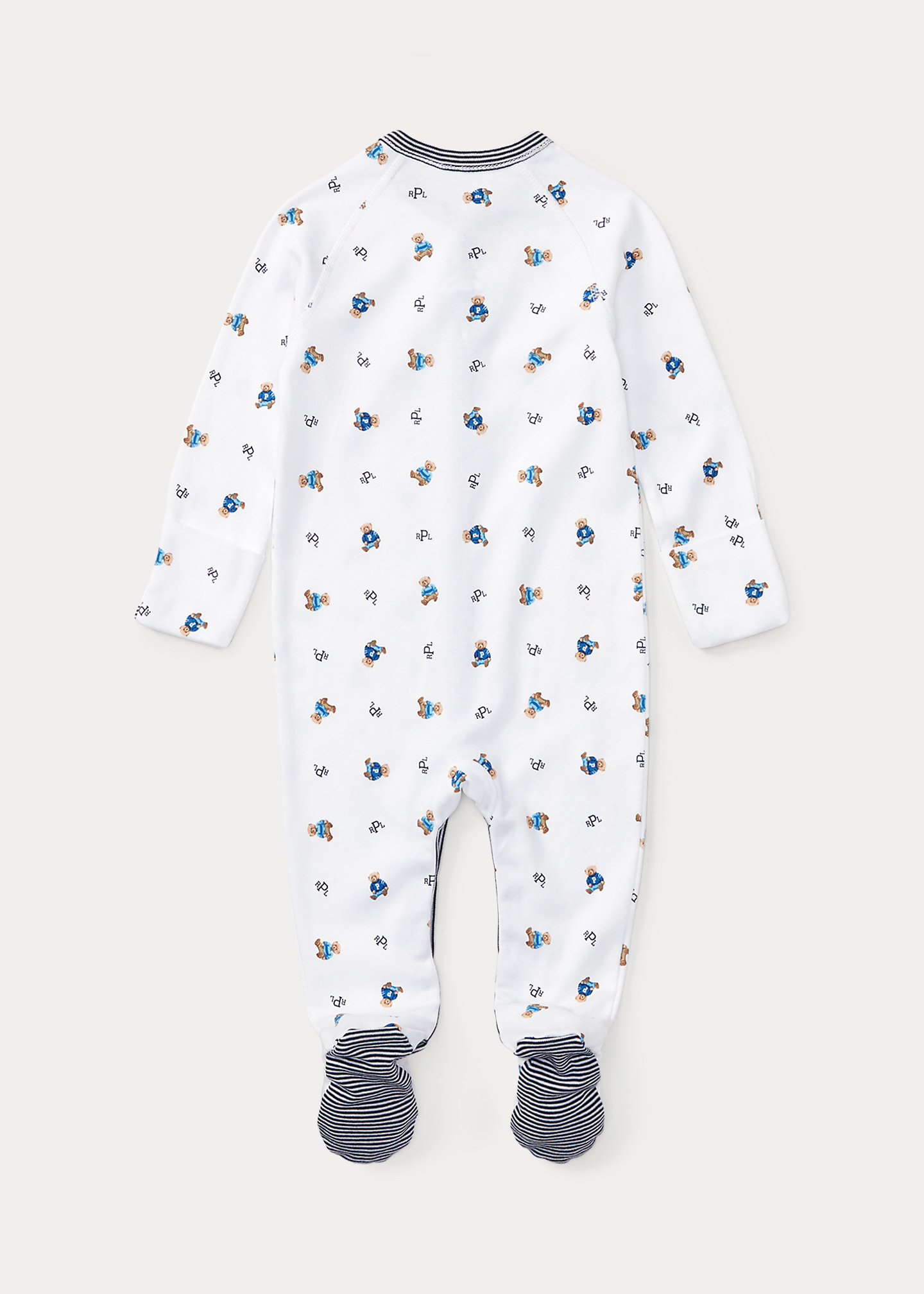 Polo Bear Cotton Footed Coverall
