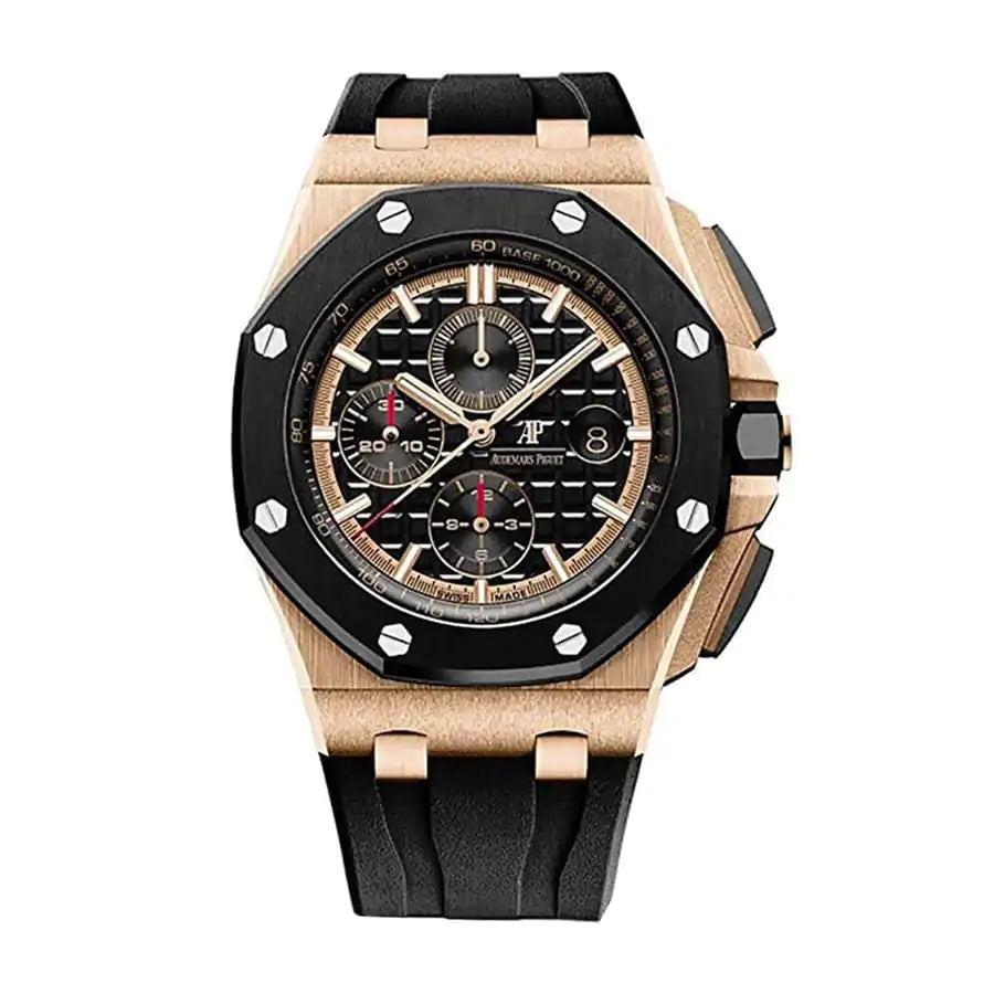 [2026 Mirror Grade]Audemars Piguet Royal Oak Offshore Chronograph Black Dial 44MM Dial Watch