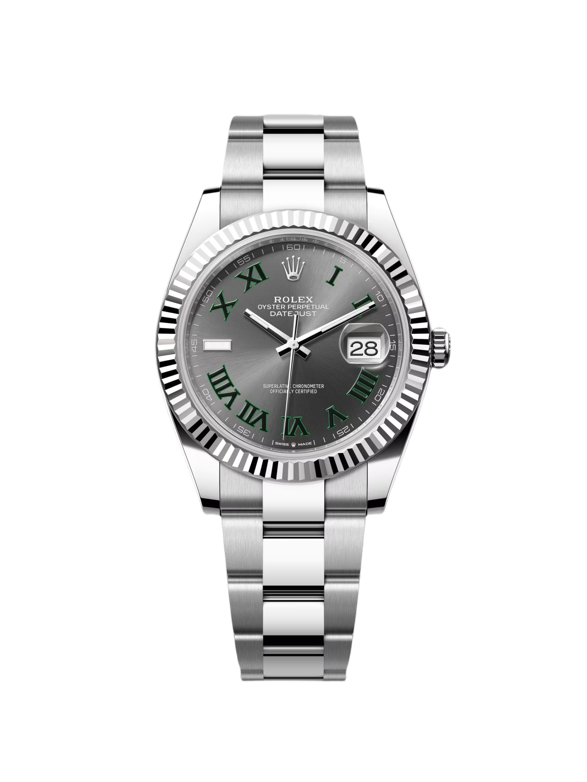 [2026 Mirror Grade]RLX  Datejust 41mm 126334 Slate Roman Jubilee Stainless Steel Mens Watch