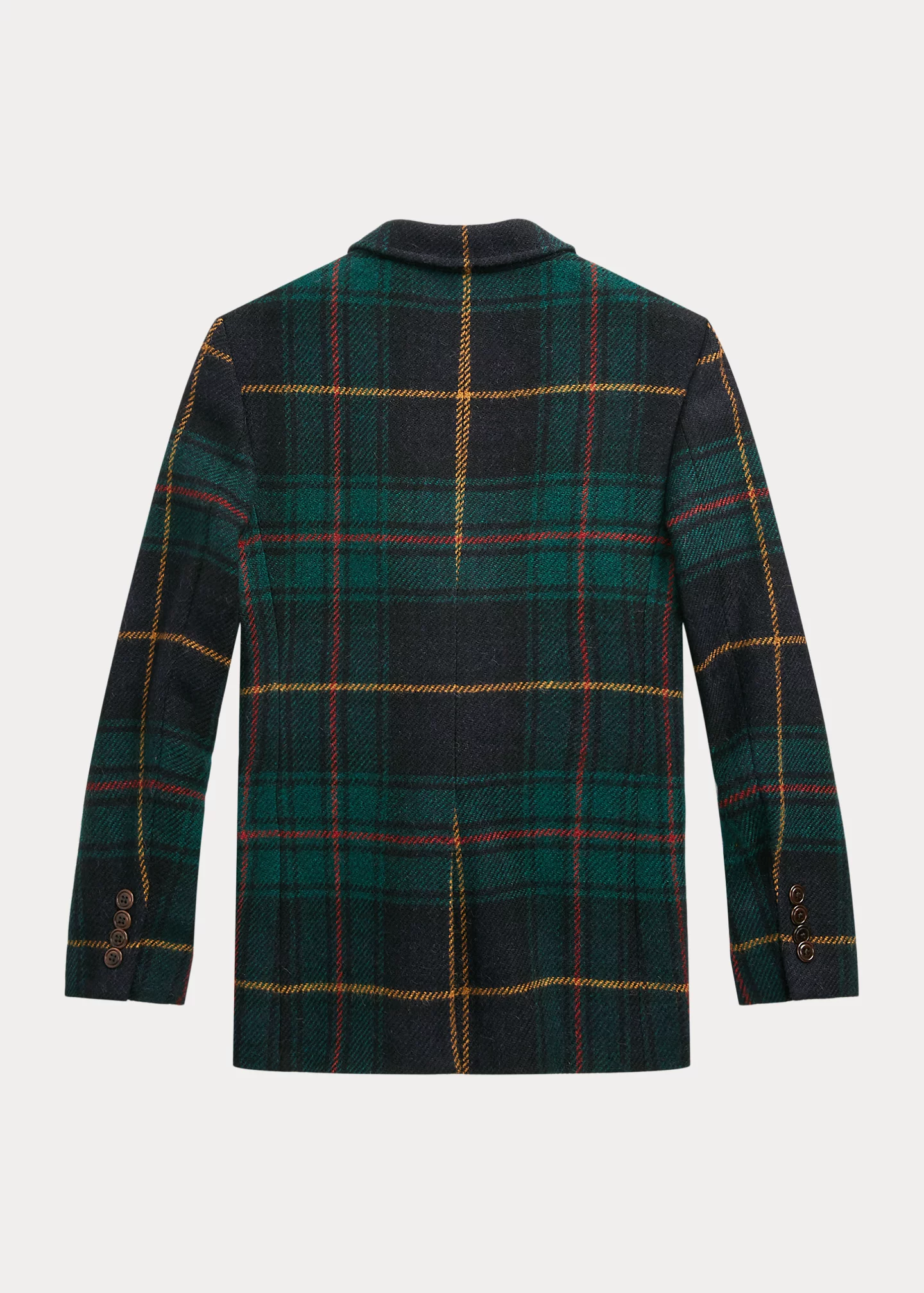Plaid Wool Tweed Sport Coat