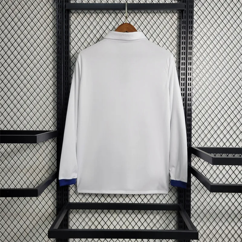 Real Madrid Retro Jersey Home Long Sleeve Soccer Shirt 2016/17