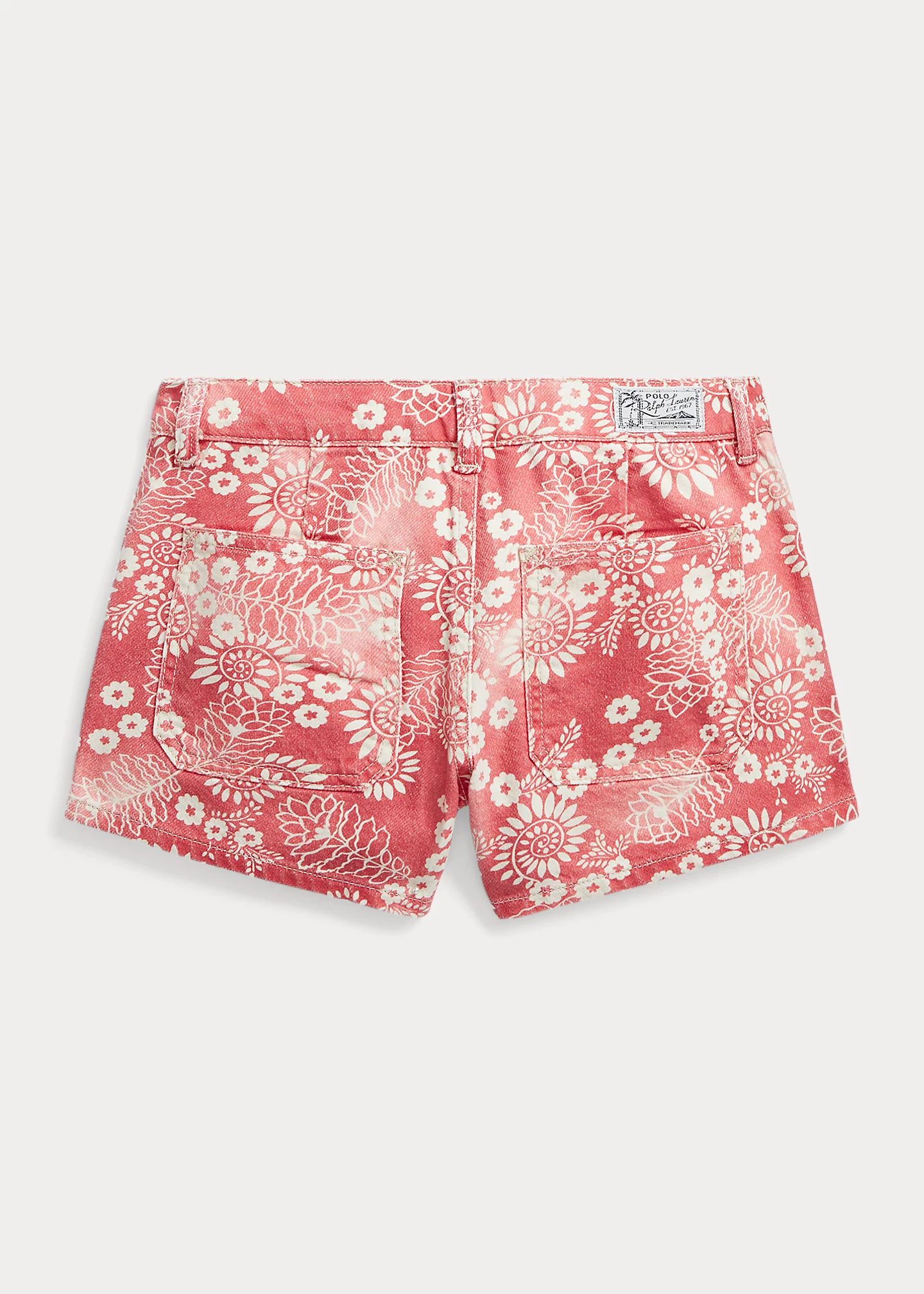 Paisley Denim Short