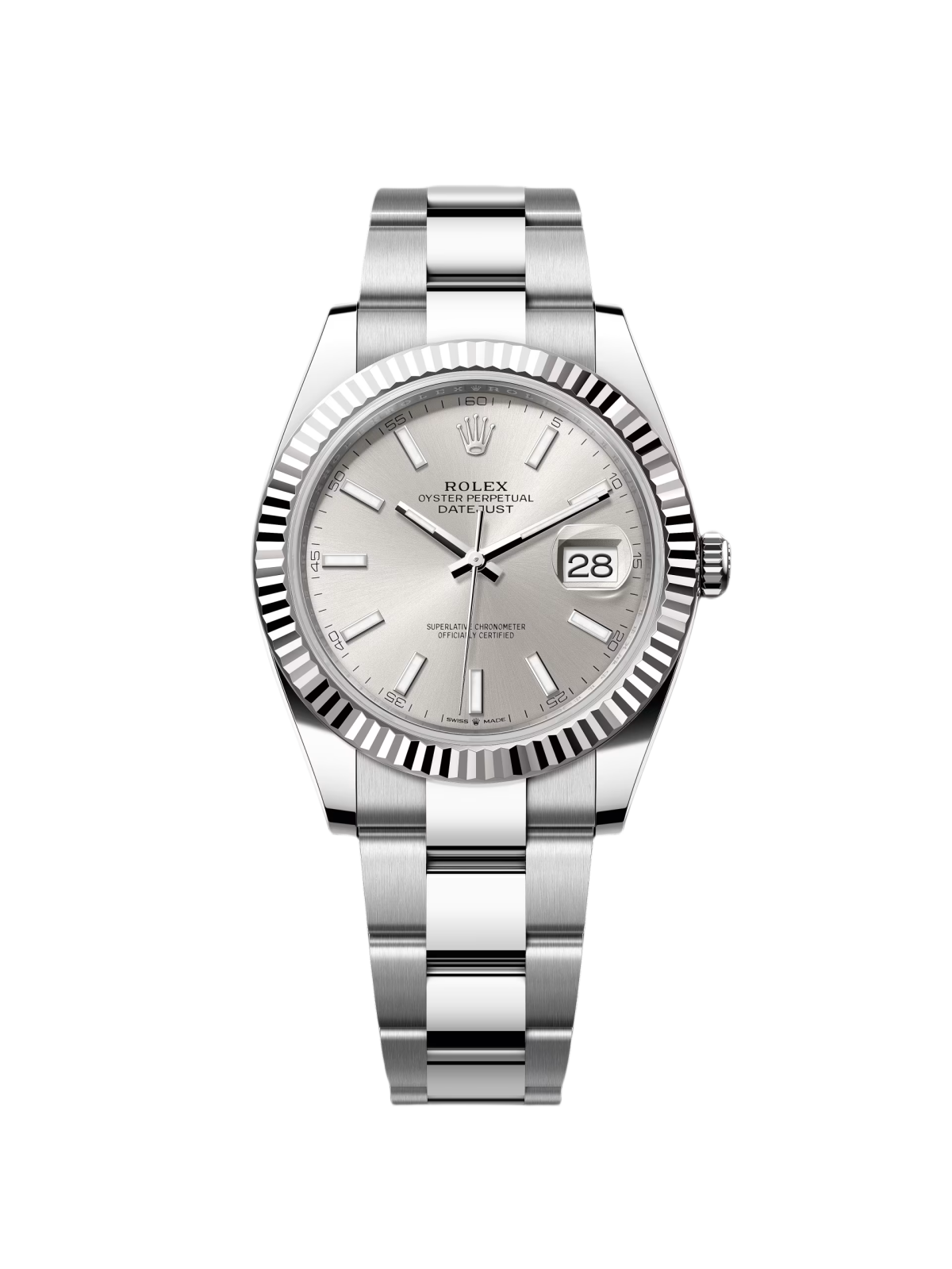 [2026 Mirror Grade]RLX  Datejust 41mm 126334 Silver Index Jubilee Stainless Steel Mens Watch