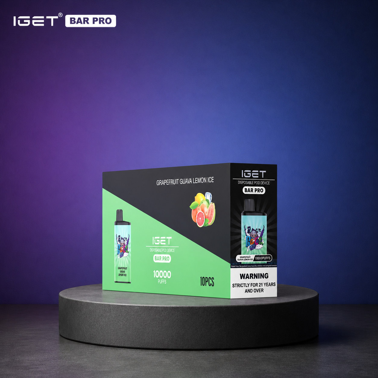 10PCS-IGET Bar PRO 10000 Disposable Vape – 10,000 Puffs