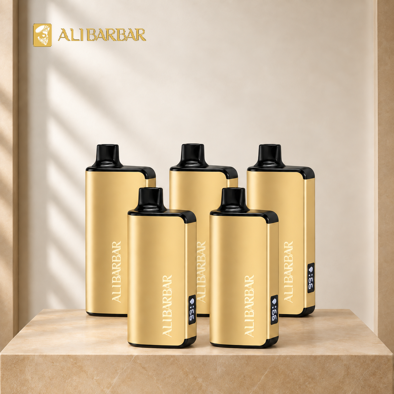 5 PCS-ALIBARBAR INGOT 9000 Disposable Vape
