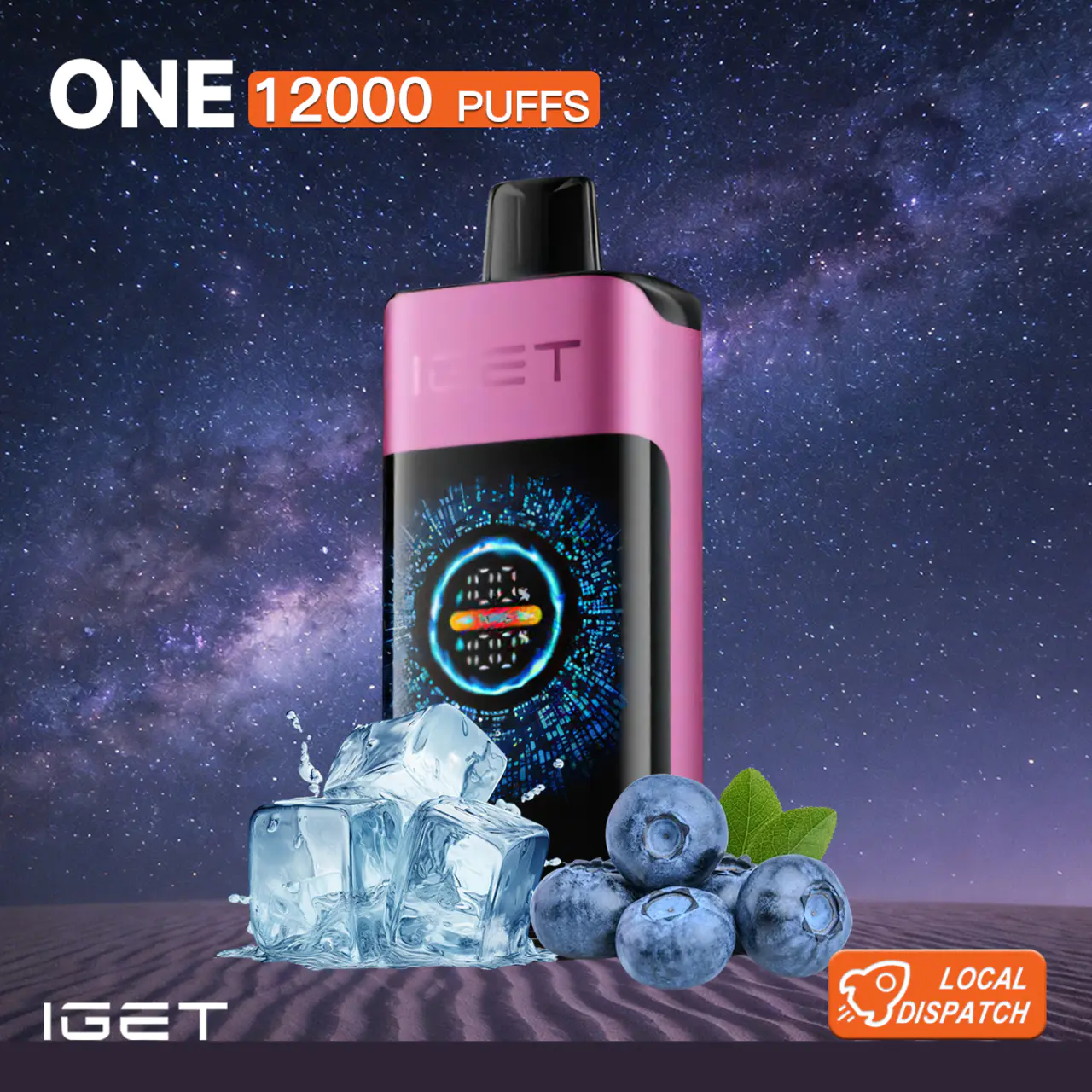 Fast Shipping from Australia |IGET ONE 12000 Puffs Disposable Vape | Smart Screen | 2700mAh Battery | Turbo Mode